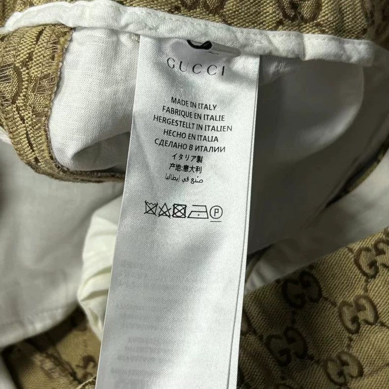 Gucci Gucci The latest brown full-print pattern logo drawstring s Size US 36 / EU 52 - 5 Thumbnail