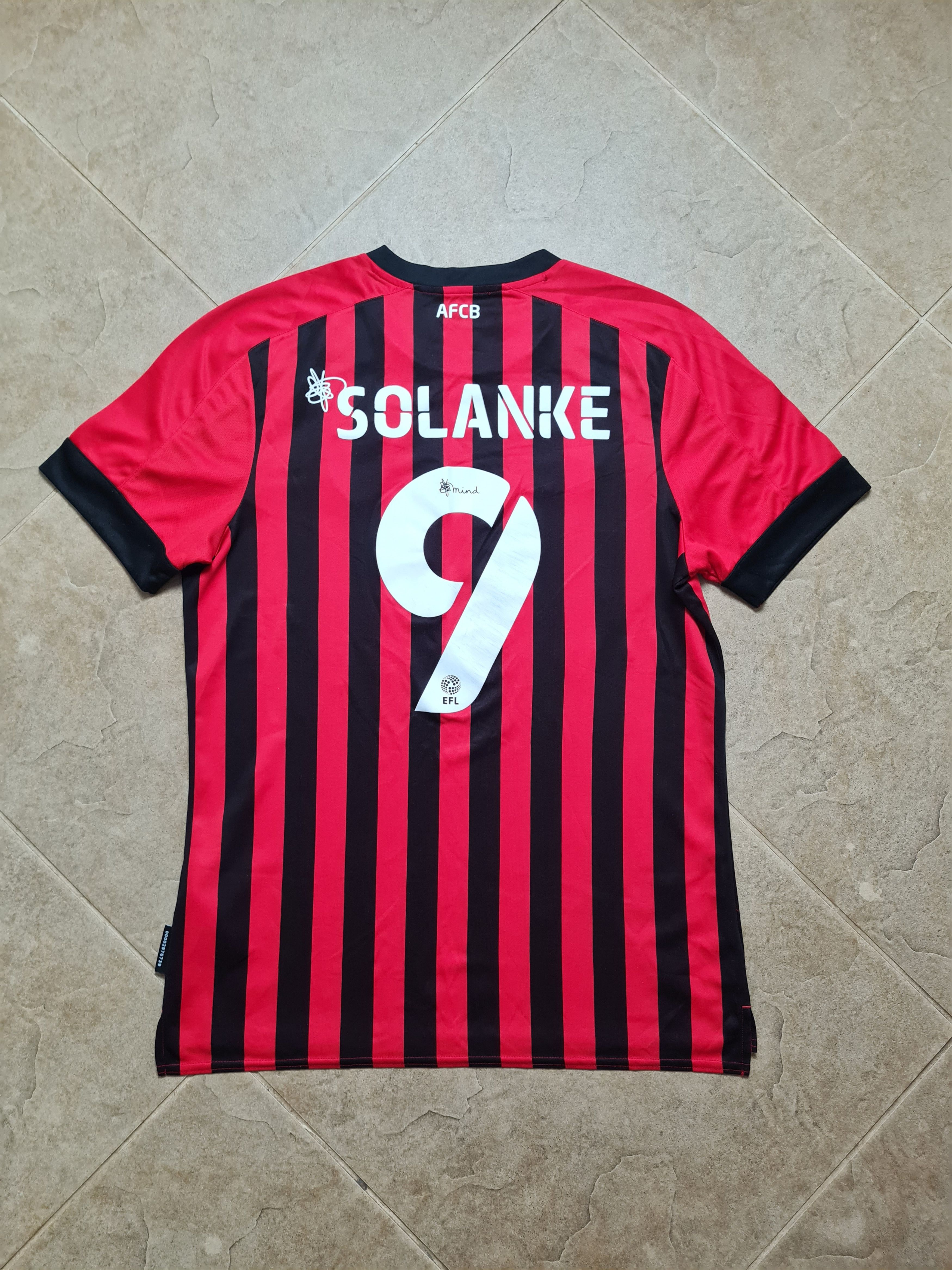 Umbro Jersey Dominic Solanke #9 Afc Bournemouth Soccer Shirt Umbro Size US M / EU 48-50 / 2 - 1 Thumbnail