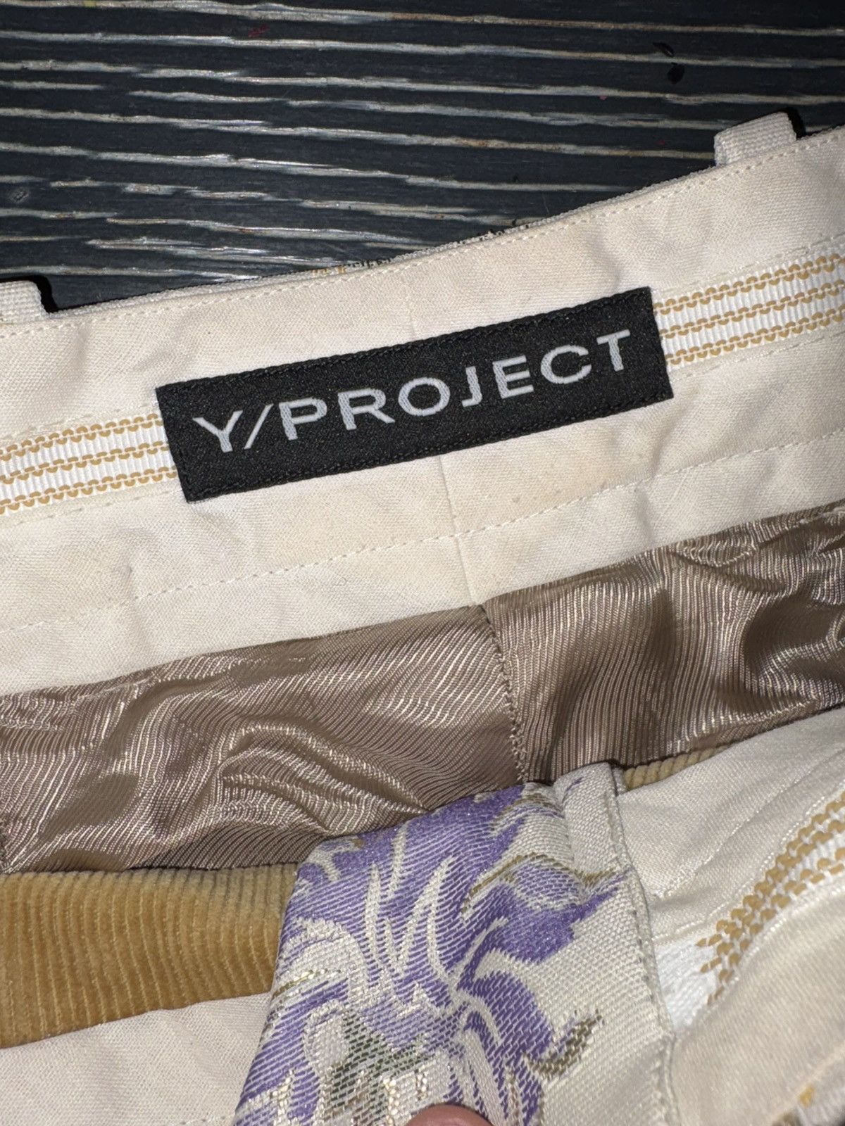 Y/Project Y/Project Floral Print Open Face Pants SIZED: S Size 31" - 2 Thumbnail