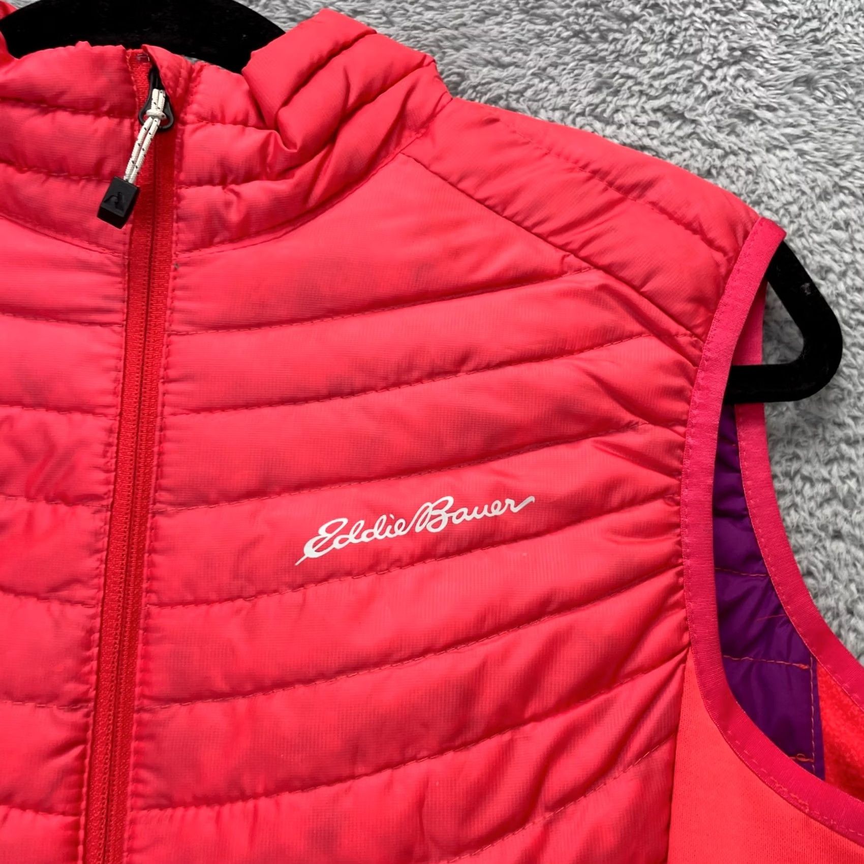 Eddie Bauer VINTAGE Eddie Bauer Vest Womens Small Pink First Ascent Stormdown 800 Puffer Insulated Size S / US 4 / IT 40 - 5 Thumbnail