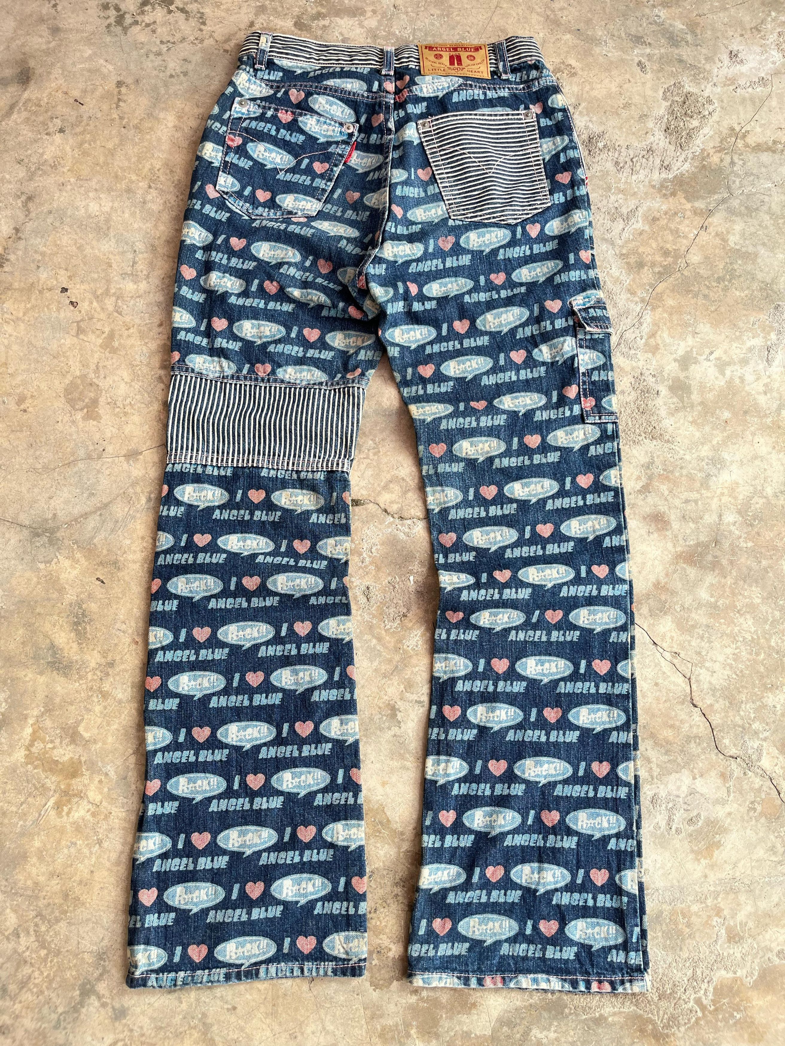 Angel Blue × Japanese Brand Angel Blue Love Hearts Pants Size 25" / US 0 / IT 36 - 2 Thumbnail