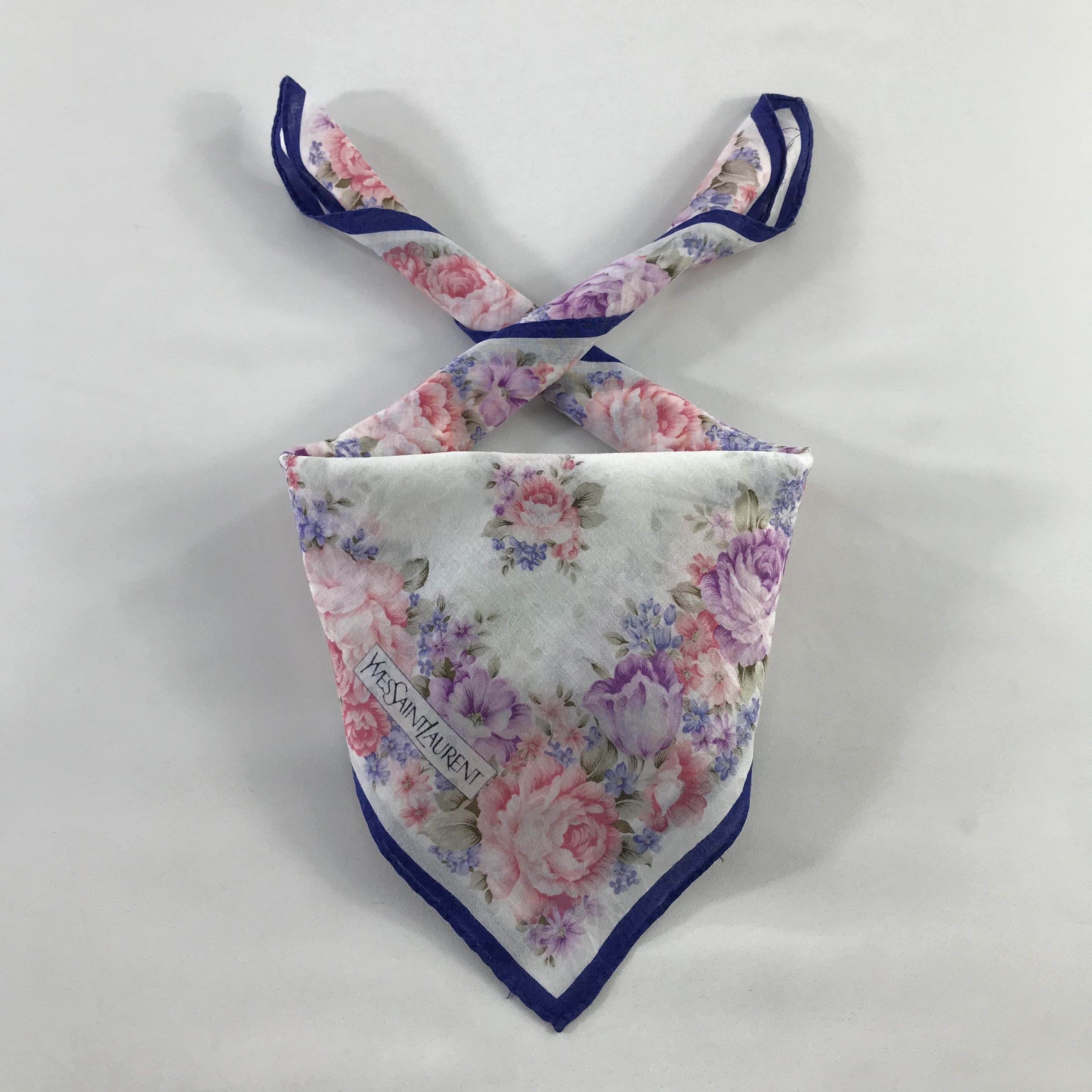 Vintage × Yves Saint Laurent Yves Saint Laurent Bandana / Handkerchief /Neckerchief -S596 Size ONE SIZE - 3 Thumbnail