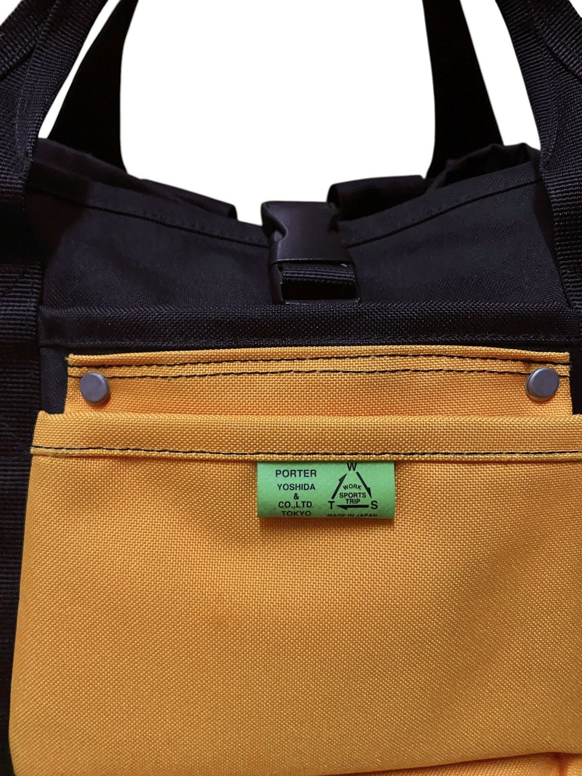 Porter Very Rare Vintage Porter By Yoshida 2 Tone Backpack 1990s Size ONE SIZE - 6 Thumbnail