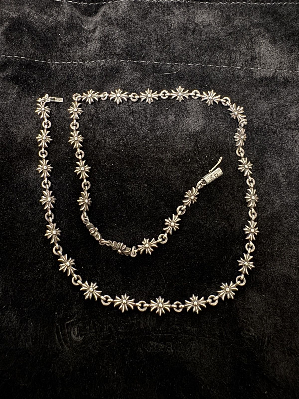 Chrome Hearts Chrome hearts tiny e necklace | Grailed