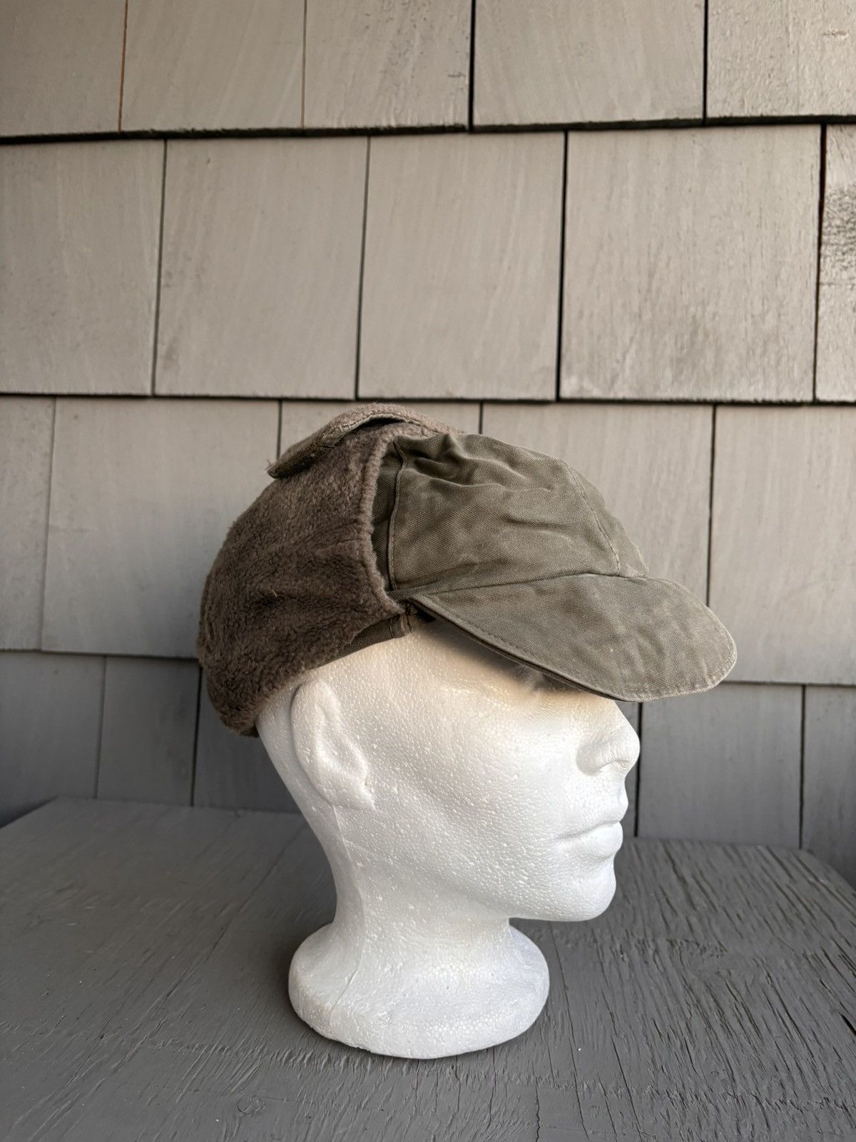 Vintage 80s Vintage German Army Hat Ushanka Trapper Pilot Flap Polar Size ONE SIZE - 5 Thumbnail