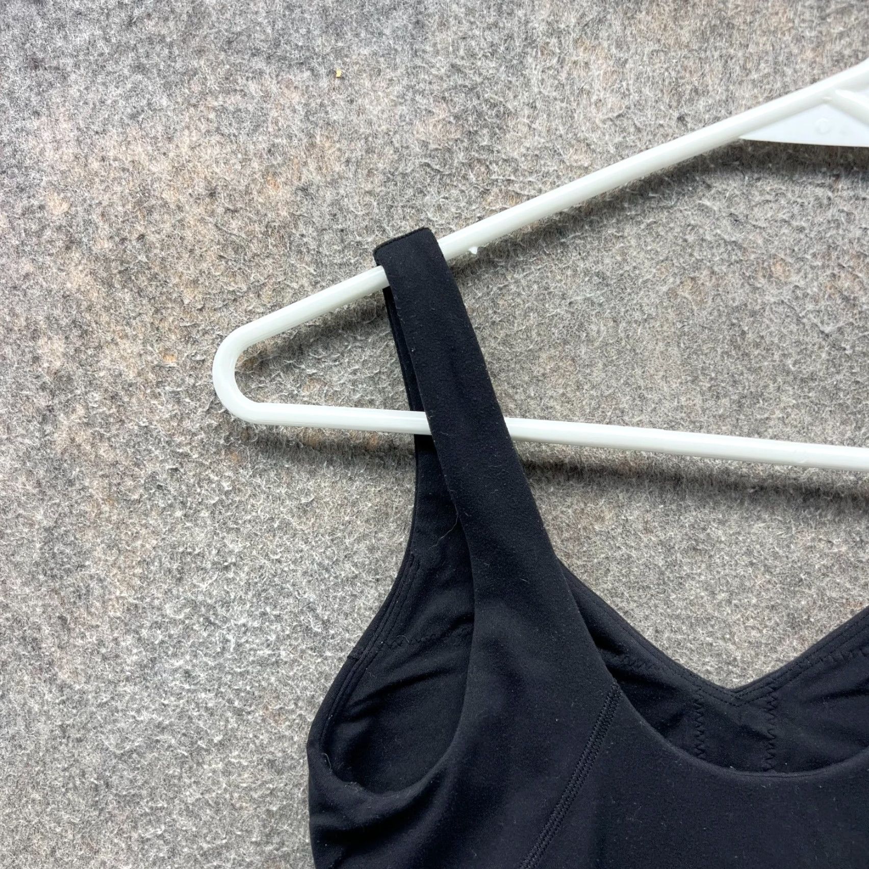 Lululemon Lululemon Align Bodysuit Womens 2 Black V-Neck Short Length Nulu Yoga Romper Bodysuit (One-Piece) Womens Black 2 X-Long? Size XS / US 0-2 / IT 36-38 - 3 Thumbnail