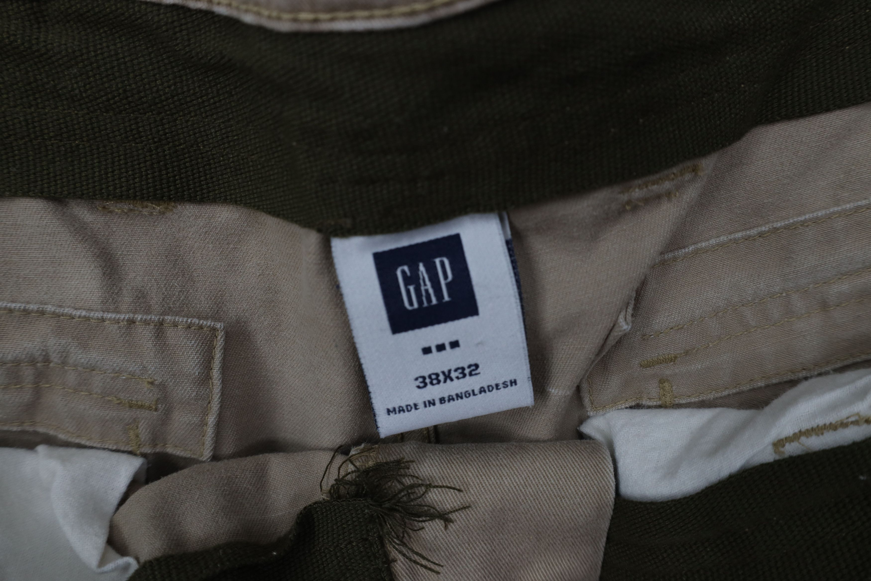Gap Vintage Y2K 2004 Gap Baggy Heavy Wide Leg Cargo Pants Beige Size US 38 / EU 54 - 7 Thumbnail