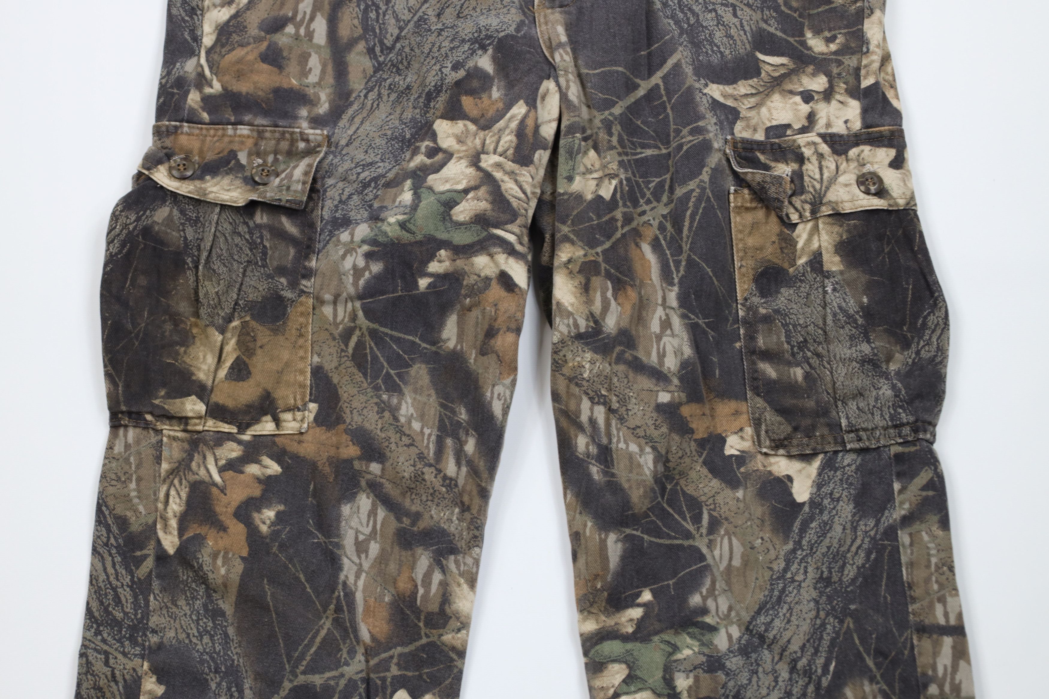 Mossy Oaks Vintage 90s Mossy Oak Camouflage Wide Leg Cargo Pants USA Size US 36 / EU 52 - 3 Thumbnail