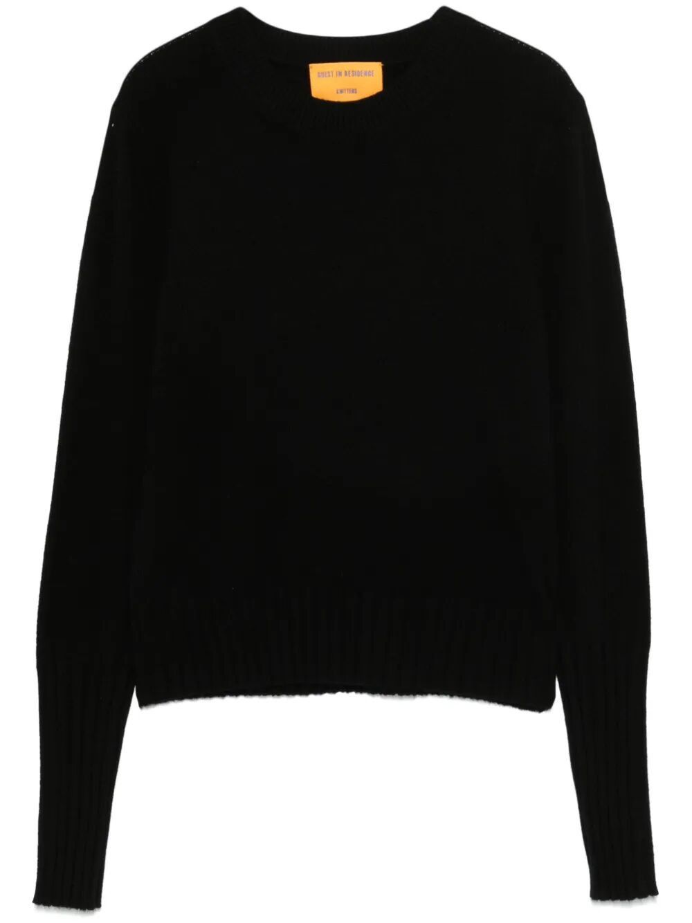 Guest in Residence "SHRUNKEN" CREW NECK CASHMERE SWEATER Size L / US 10 / IT 46 - 1 Thumbnail