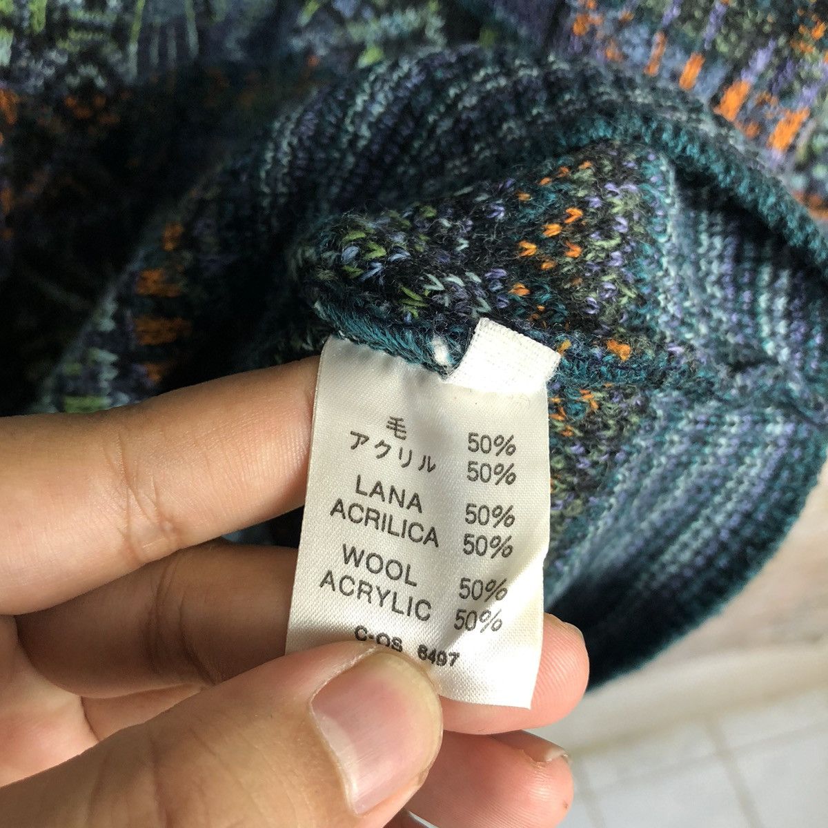 Homespun Knitwear Lantasie Di Settember made in italy Green Knitwear #A263 Size US L / EU 52-54 / 3 - 11 Thumbnail