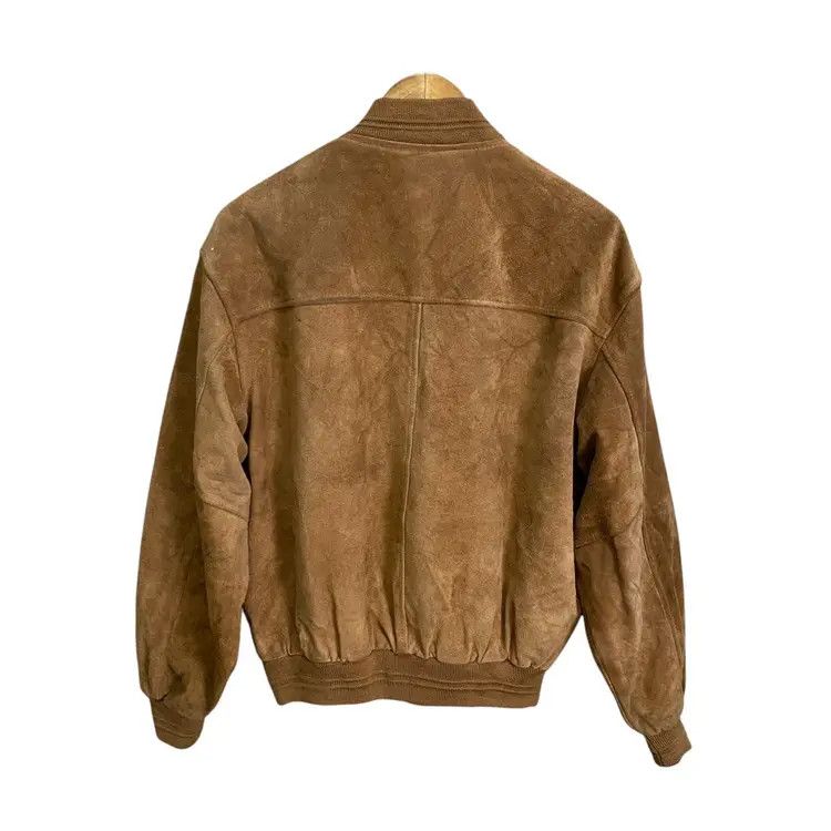Japanese Brand Sea Hop Vintage 90s Leather Suede Jacket Schott Style Size US L / EU 52-54 / 3 - 6 Thumbnail