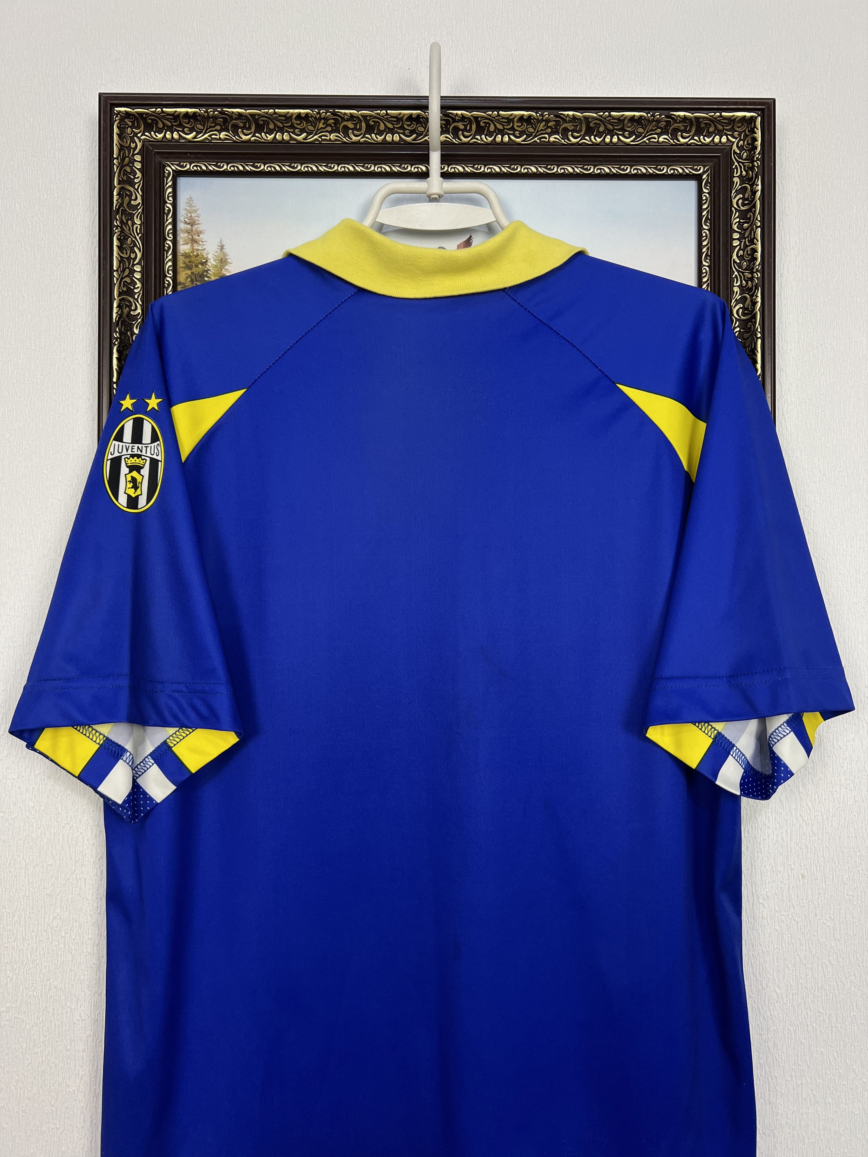 Kappa Juventus Third football shirt 1998 Soccer Kappa Blue Maglia Size US L / EU 52-54 / 3 - 10 Thumbnail
