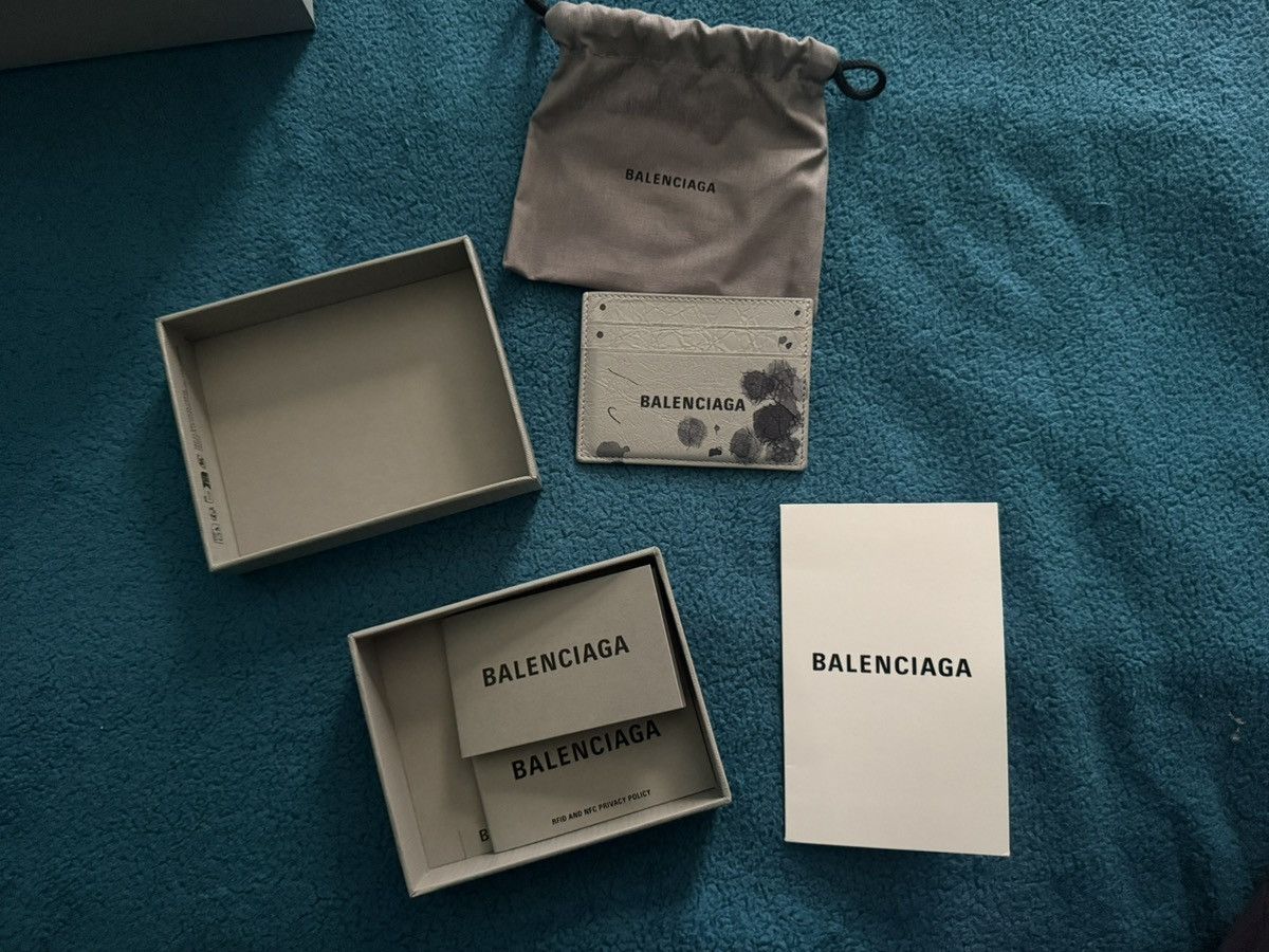 Balenciaga balenciaga paint splatter cardholder Size ONE SIZE - 3 Thumbnail