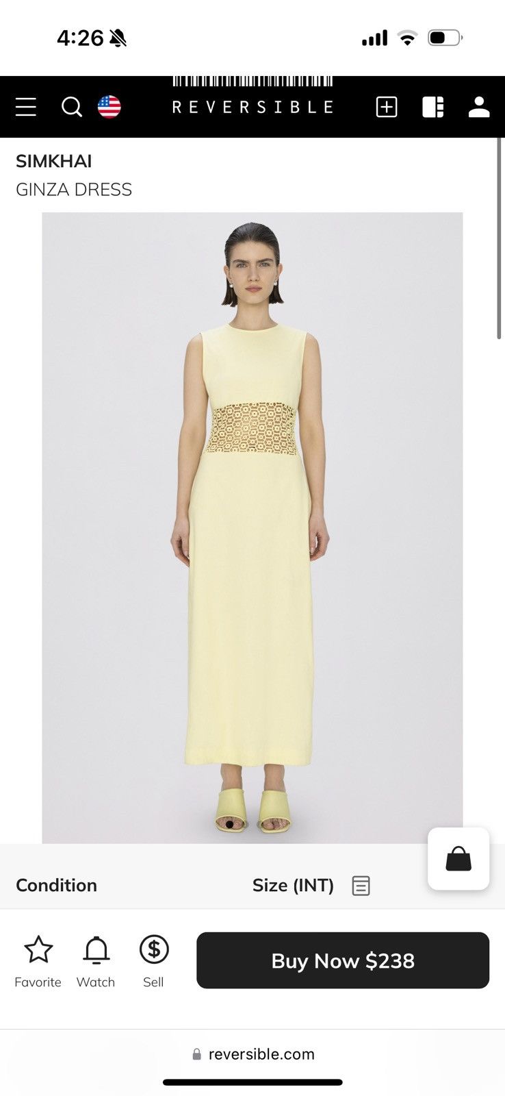 Jonathan Simkhai Ginza dress Size S / US 4 / IT 40 - 1 Thumbnail