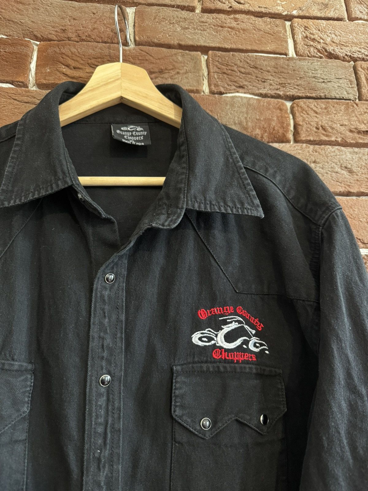 Vintage Rare Orange County Choppers Vintage Button Shirt Motorcycle Size US XL / EU 56 / 4 - 3 Thumbnail