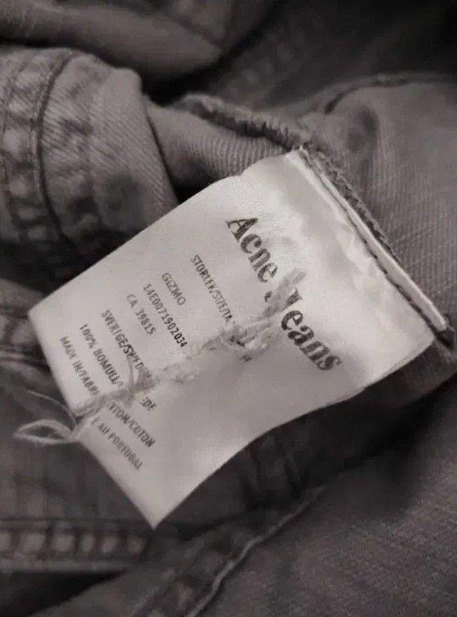 Acne Studios Acne denim jumpsuit jeans cotton grey blue Size 26" / US 2 / IT 38 - 4 Thumbnail