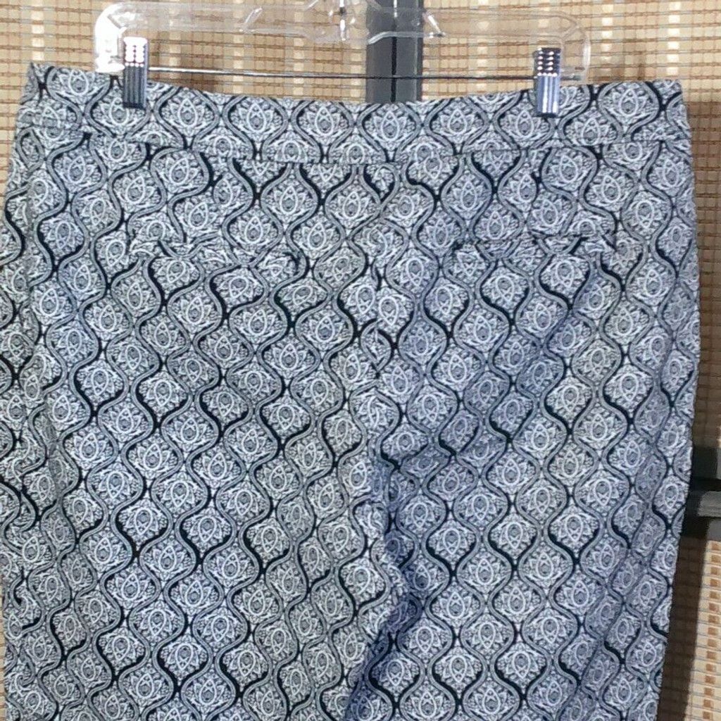 Charter Club Charter Club Black & White Tile Print Classic Fit Pant Size 38" / US 16 / IT 52 - 2 Thumbnail
