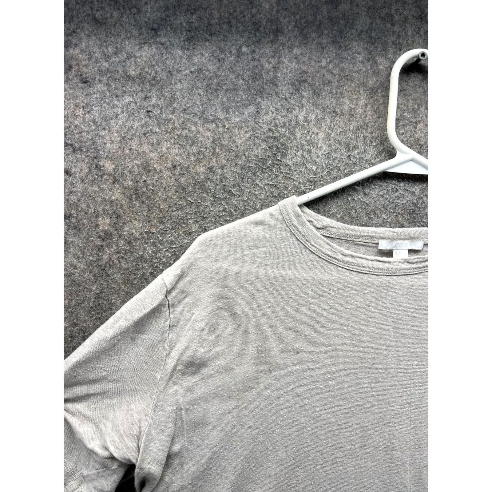 Cos COS Shirt Mens M Gray Lightweight Jersey Crewneck Tee Casual Soft Basic Size US M / EU 48-50 / 2 - 6 Thumbnail