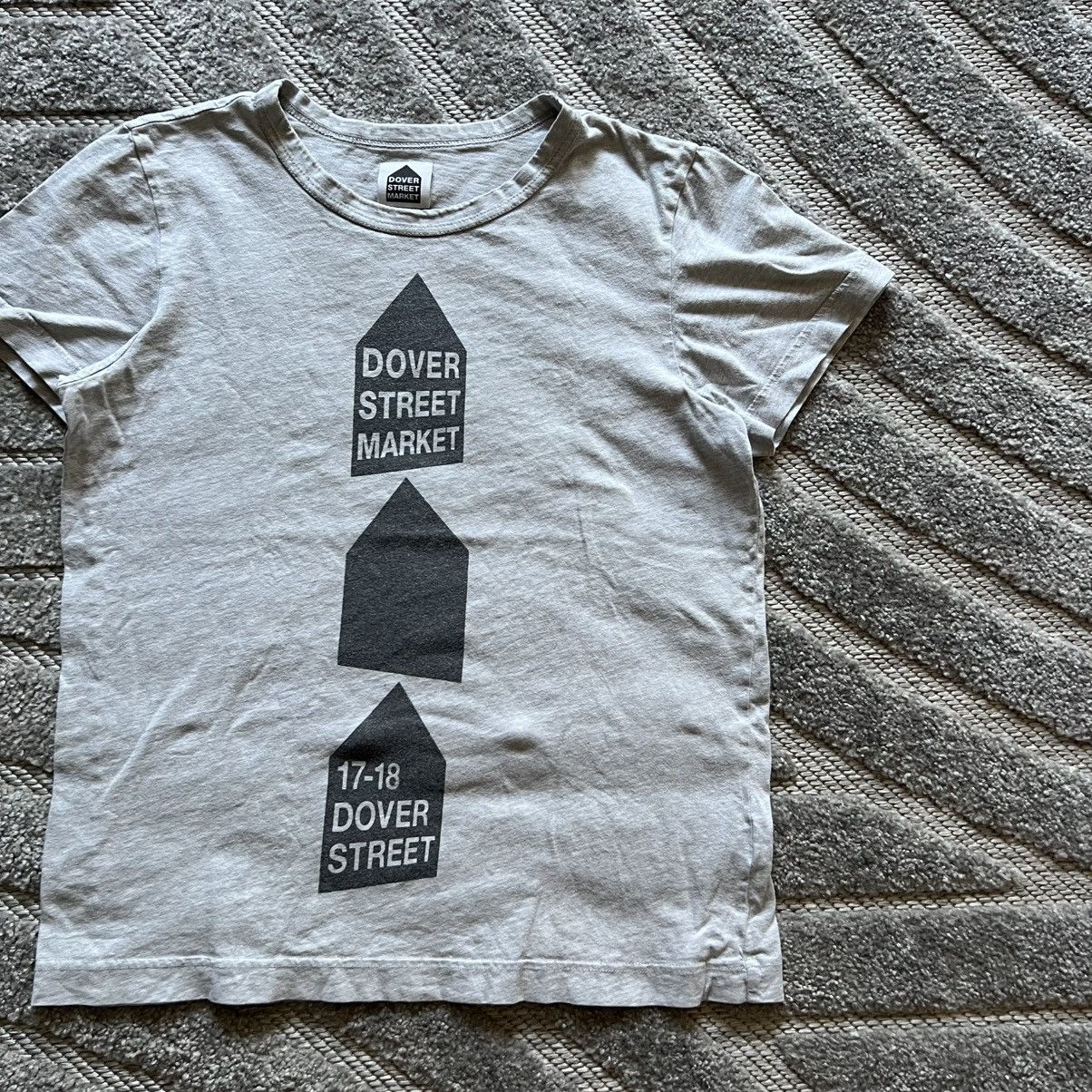 Vintage Y2K Dover Street Market T-Shirt Comme Des Garcons in Gray, Women's — image 3 of 5