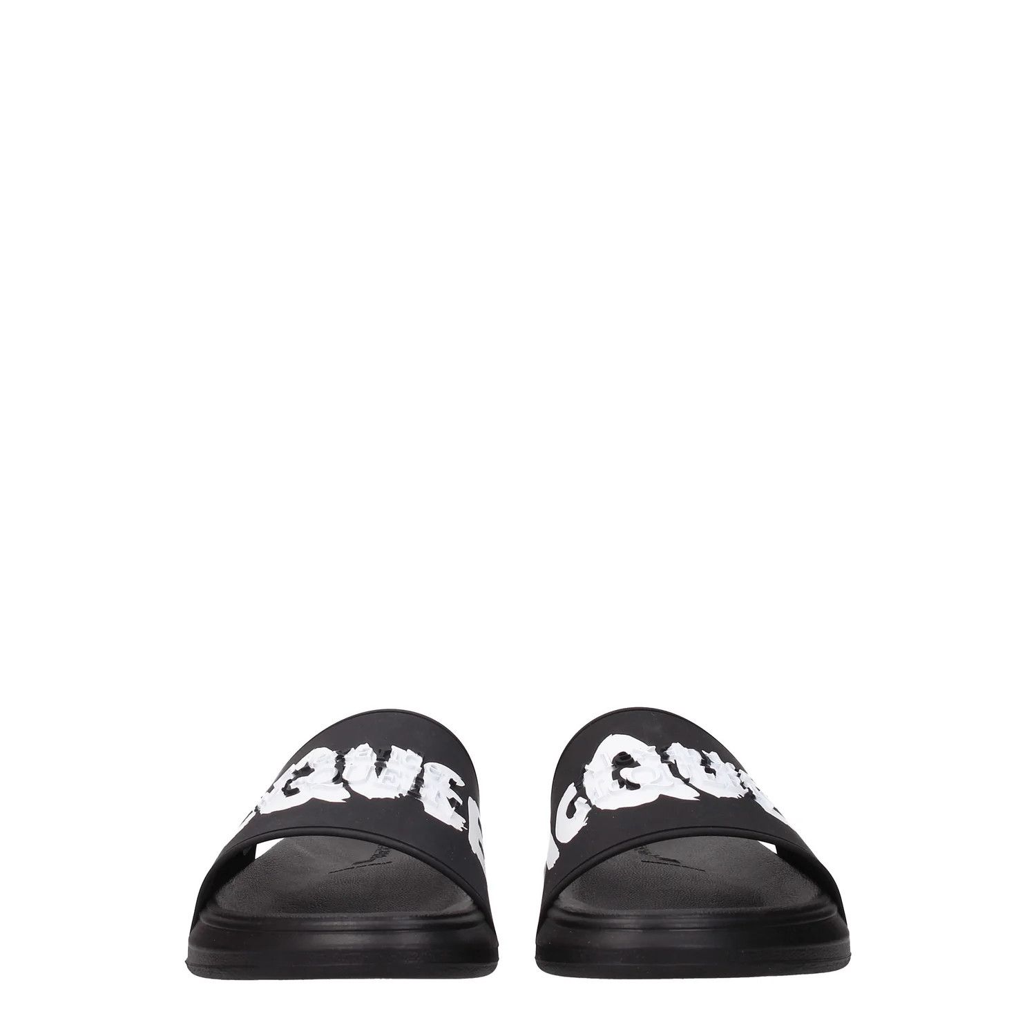 Alexander McQueen ob1o1e0225 Rubber Slippers in Black White Size US 6.5 / EU 39-40 - 3 Thumbnail