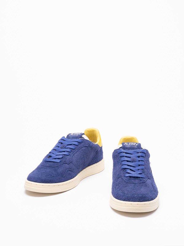 AUTRY o1y0426 Logo Low-Top Sneakers in Blue/Yellow Size US 7 / EU 40 - 2 Thumbnail