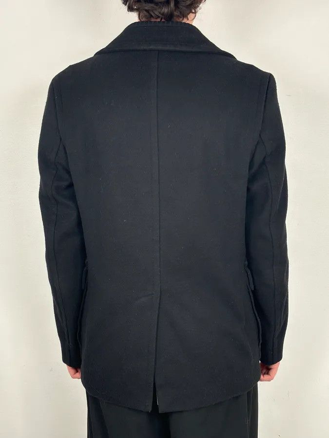 Maison Margiela AW2012 Maison Margiela Black Classy Wool Peacoat Size US L / EU 52-54 / 3 - 3 Thumbnail