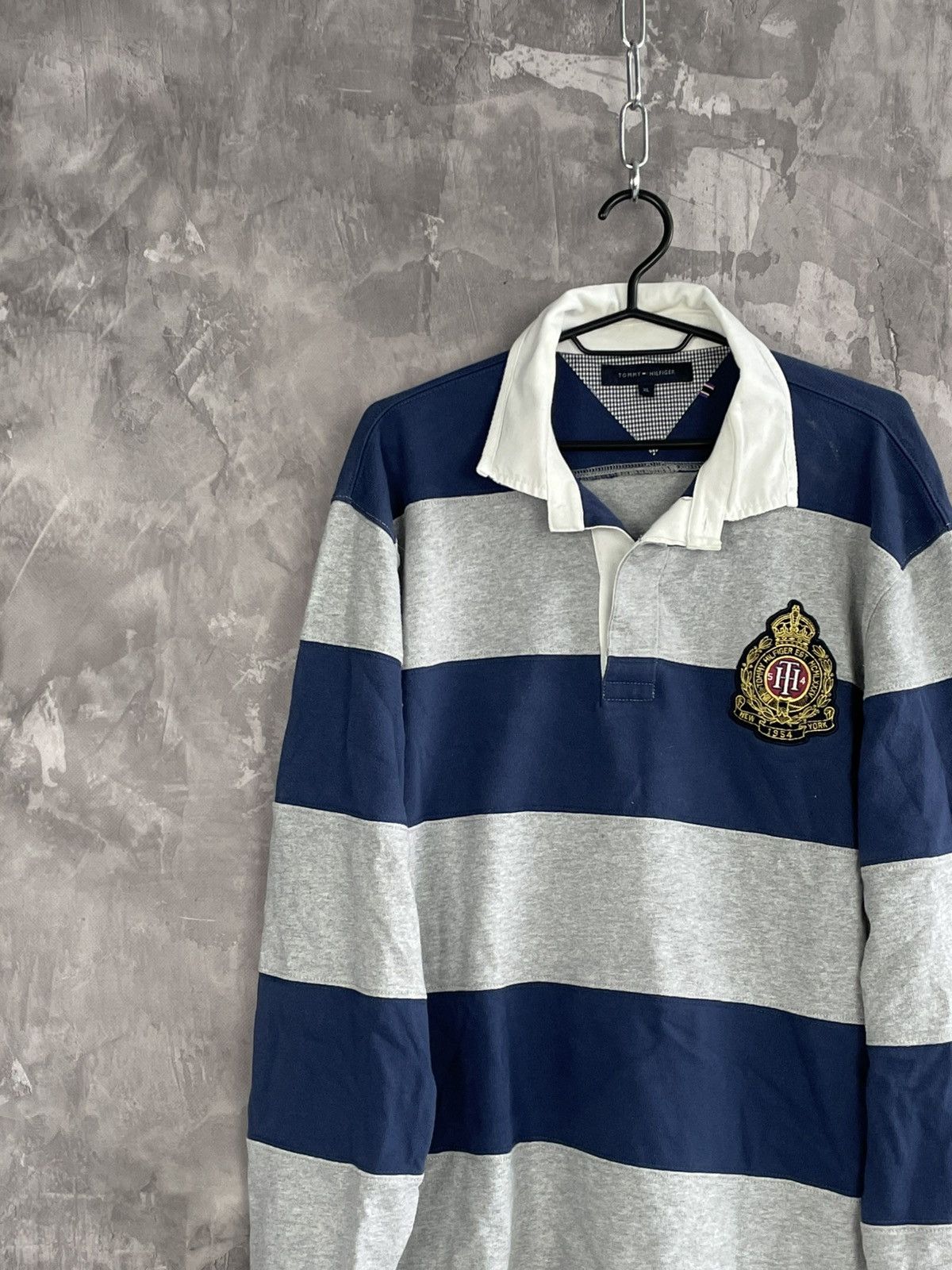 Tommy Hilfiger Vintage Tommy Hilfiger Rugby Longsleeve Shirt Y2K Size US XL / EU 56 / 4 - 3 Thumbnail