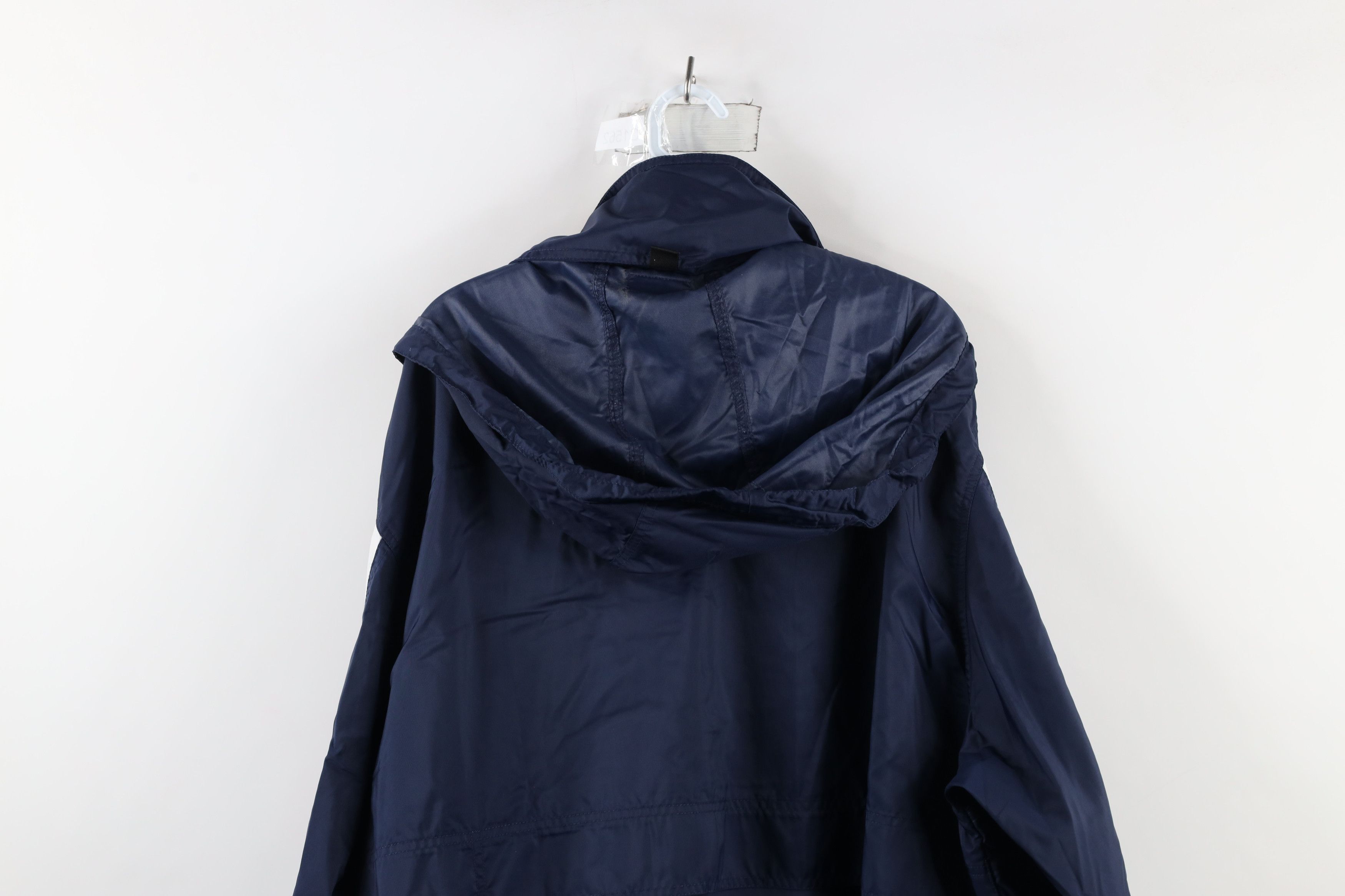 Nike × Vintage Vintage 90s Nike Mini Swoosh Hooded Pullover Anorak Jacket Size US XXL / EU 58 / 5 - 15 Thumbnail