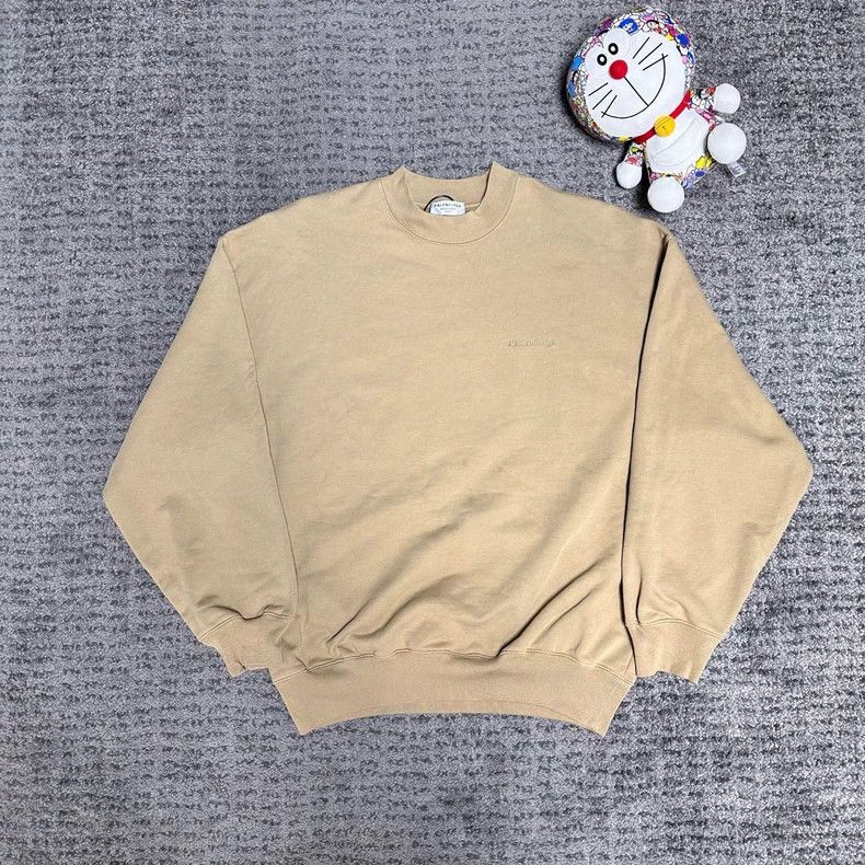 Balenciaga Balenciaga Double b small label embroidered sweater Size US S / EU 44-46 / 1 - 1 Thumbnail