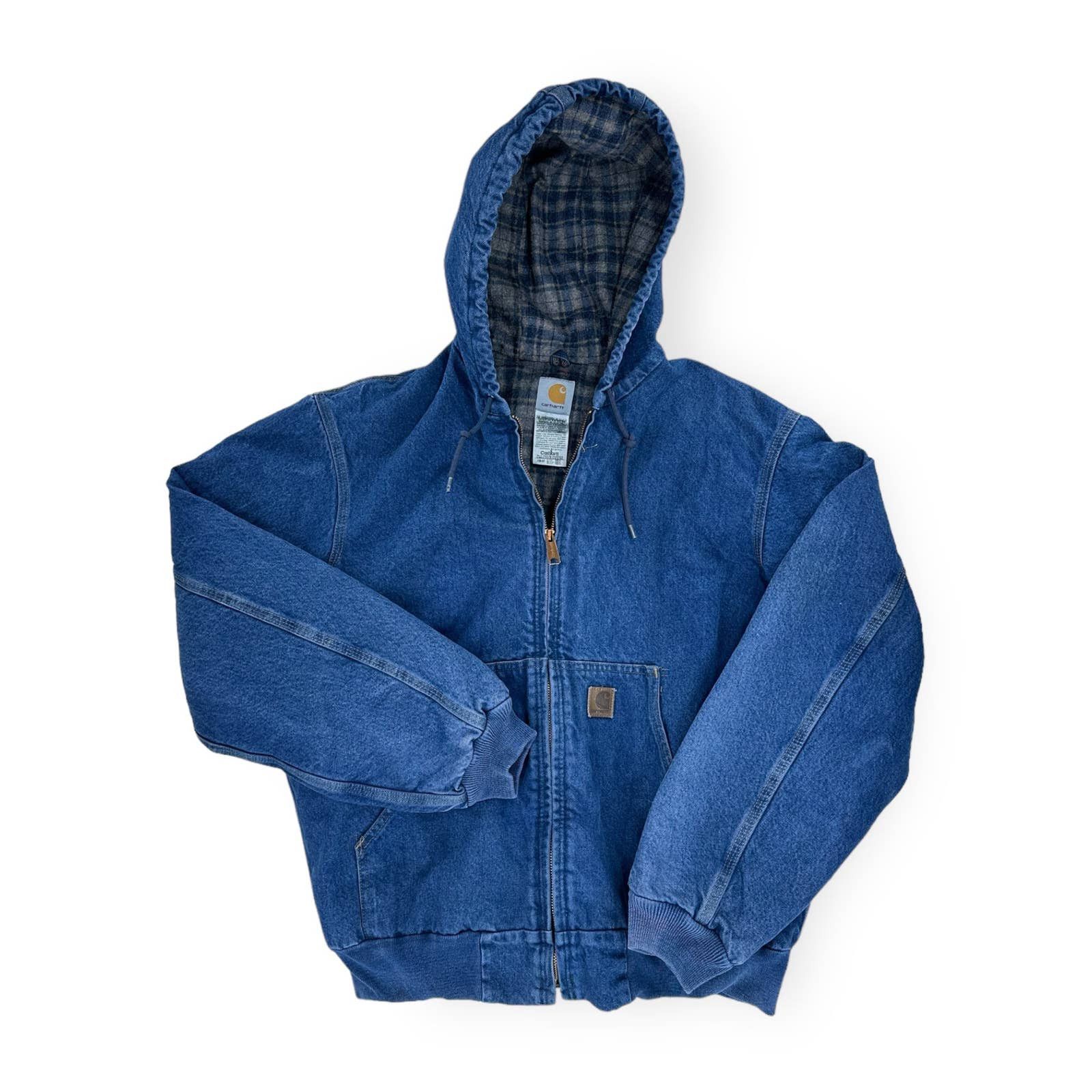 Carhartt Carhartt Blanket Lined Denim Jacket J139 DST (Darkstone