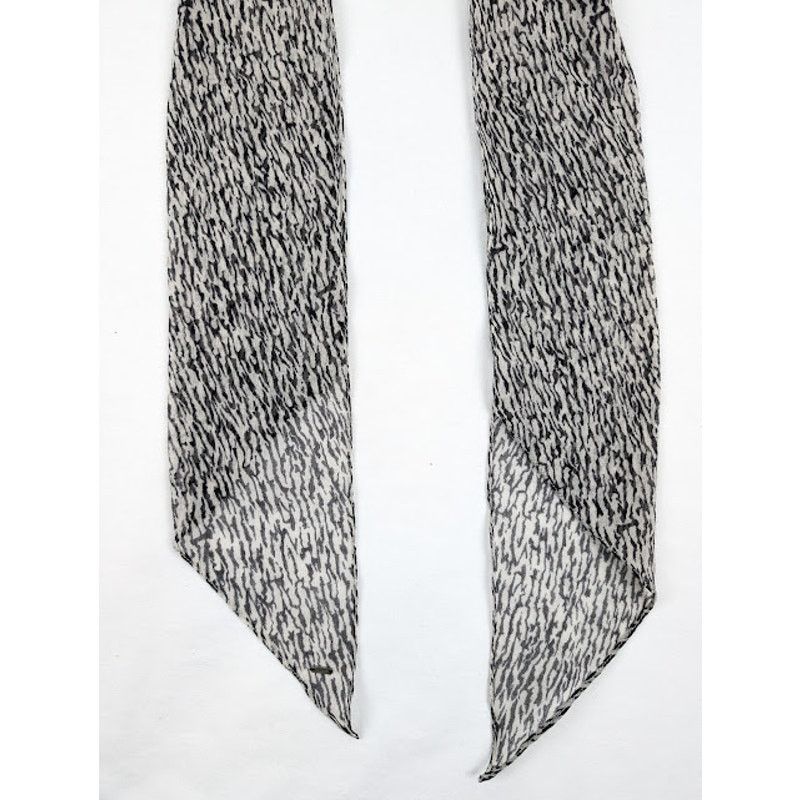 Saint Laurent Paris o1rshd1 Size: OS / Zebra Print Wool Etamine Size ONE SIZE - 10 Thumbnail