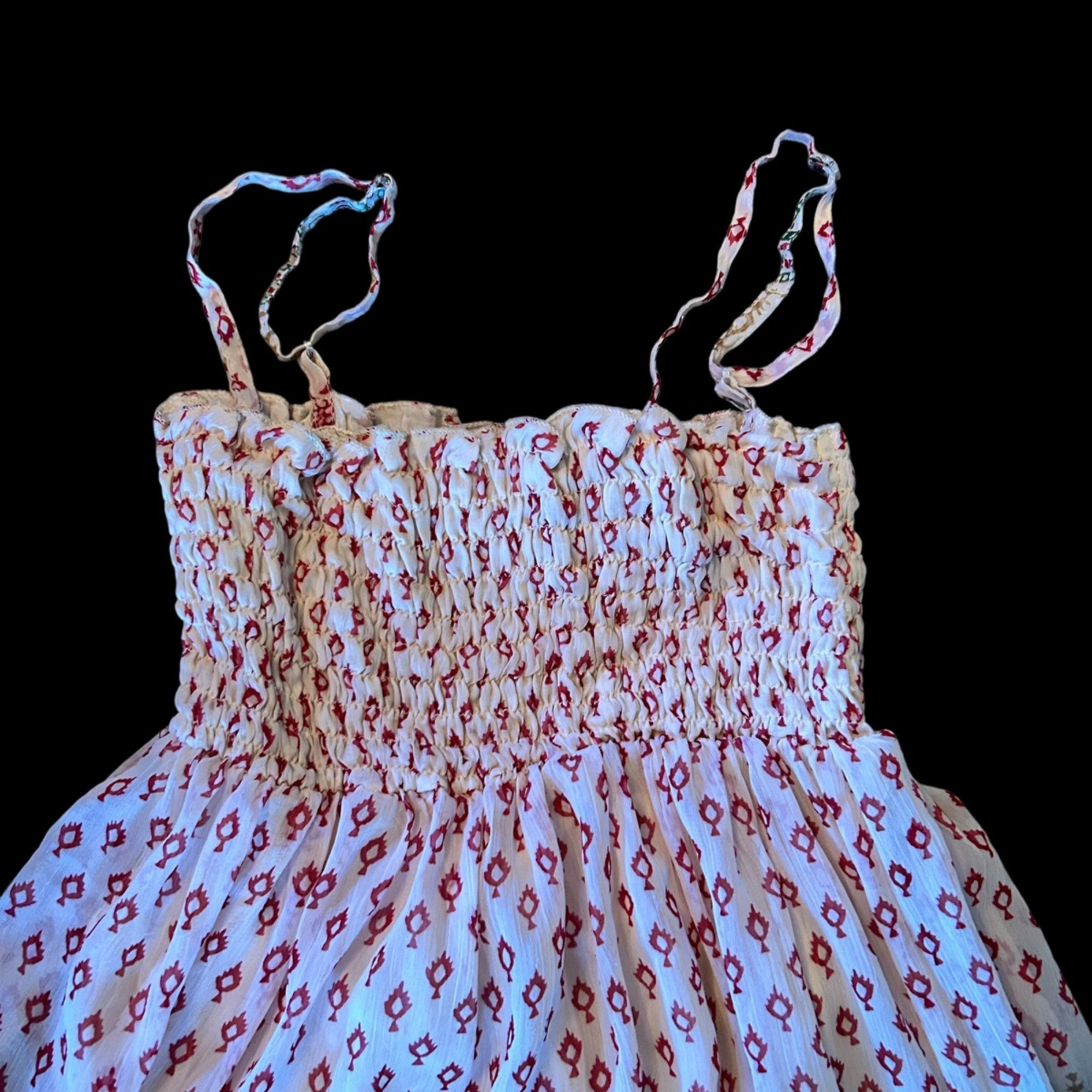 C&A Yessica By C&A Bohemian Geometric Lined Flowy Babybdoll Tuni Size S / US 4 / IT 40 - 3 Thumbnail