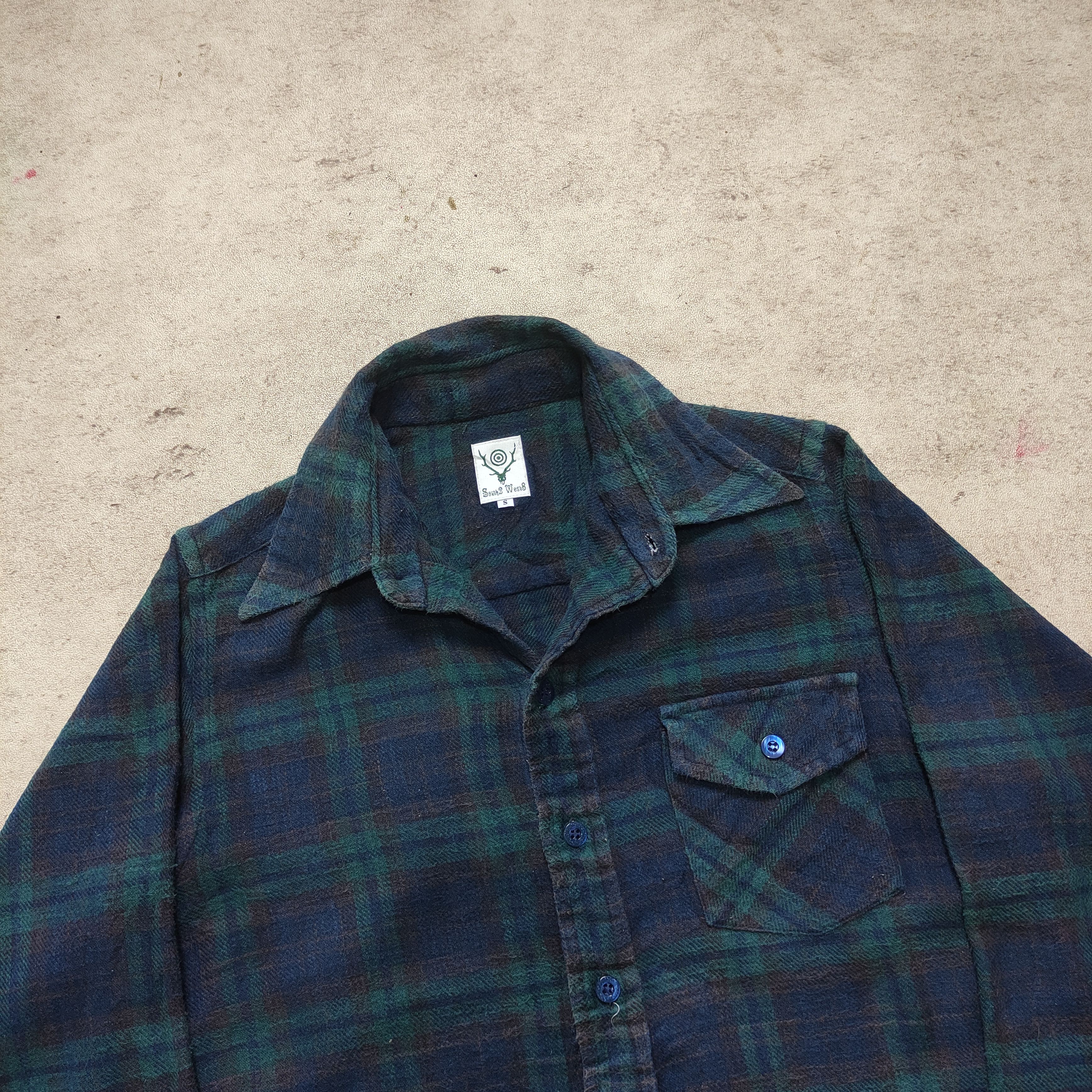 South2 West8 South2 West8 Flannel Shirt by Nepenthes Size US S / EU 44-46 / 1 - 7 Thumbnail