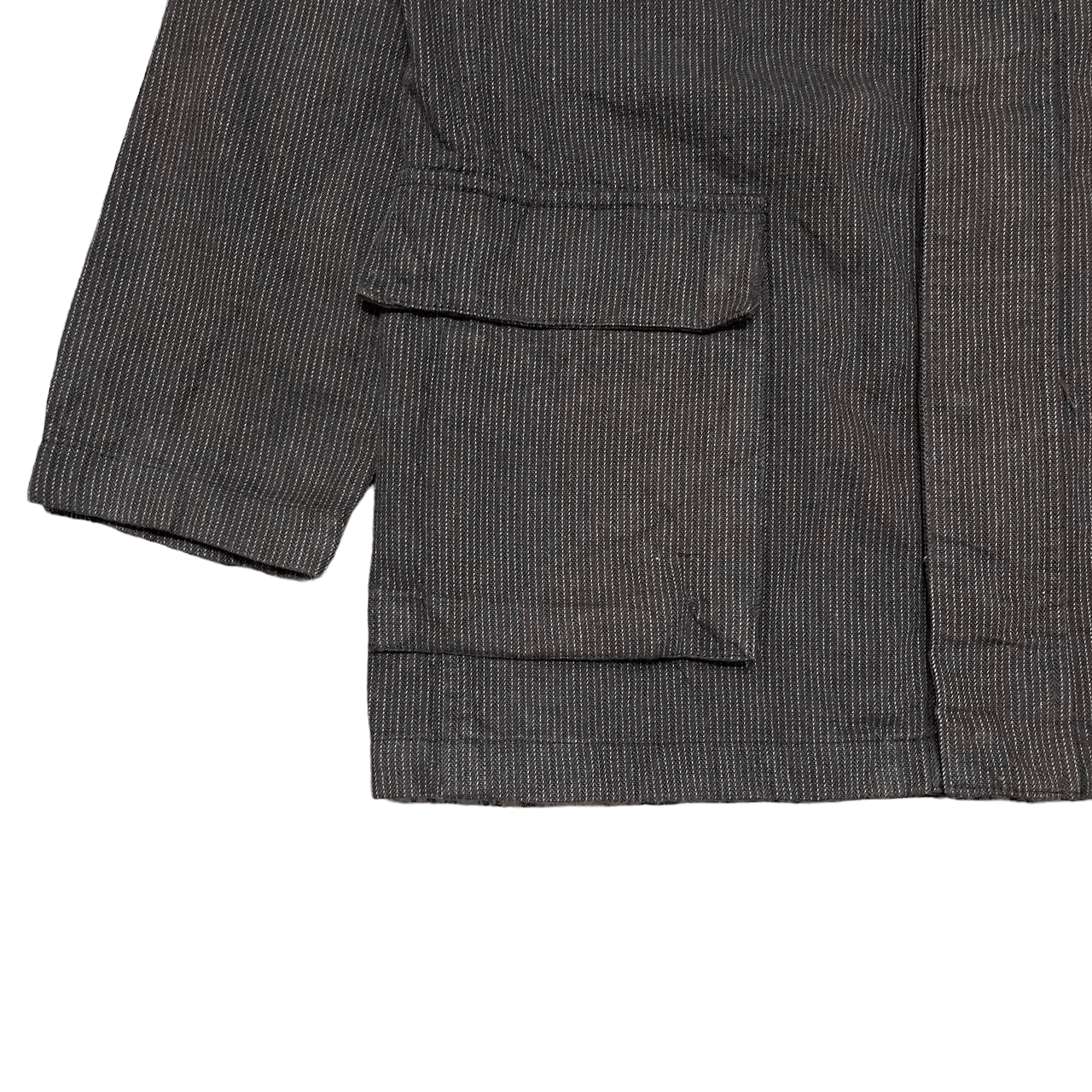 Kansai Yamamoto Vintage Kansai Yamamoto Stripe Jacket Multi Pocket Size US M / EU 48-50 / 2 - 3 Thumbnail