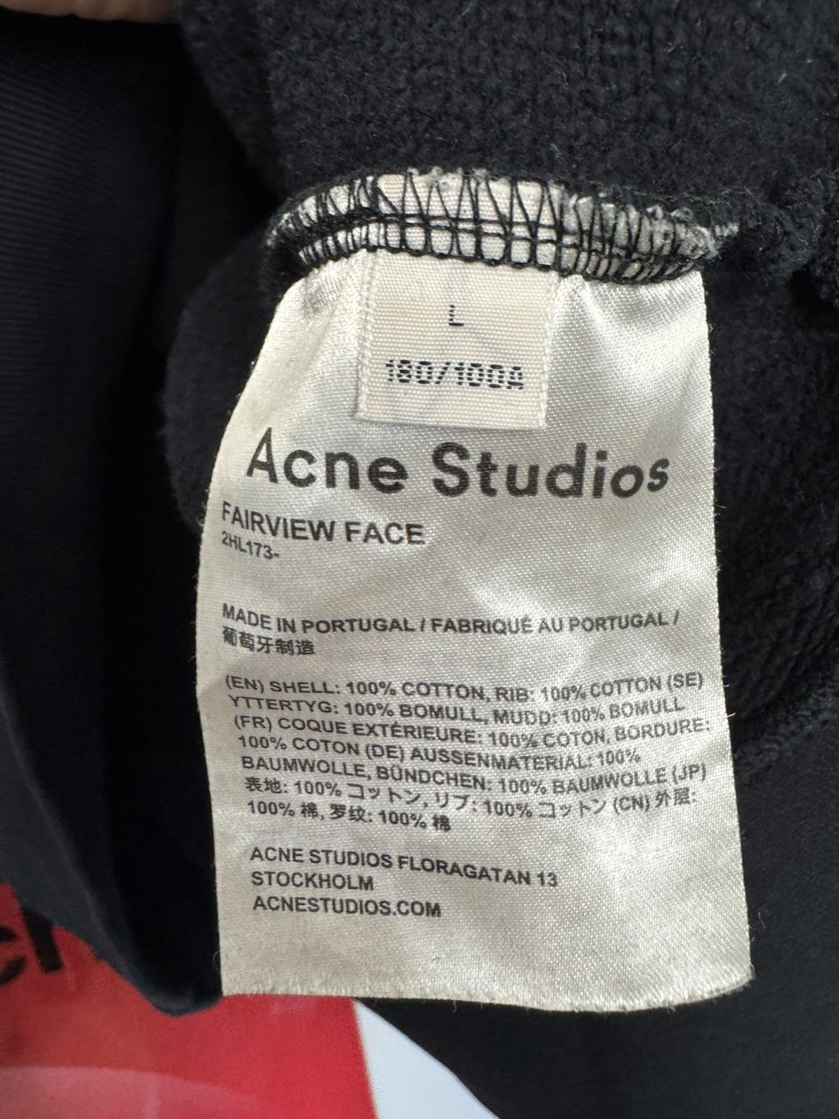 Acne Studios Acne Studio Face Logo Crewneck Boxy Fit Oversize Basic Hype Size US L / EU 52-54 / 3 - 4 Thumbnail