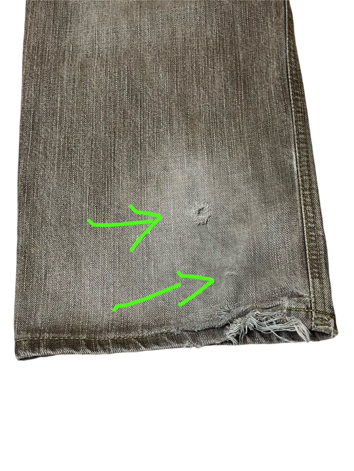 Edwin SICK🔥VINTAGE EDWIN 505V DISTRESSED REDLINE SELVEDGE JEANS Size US 32 / EU 48 - 23 Thumbnail
