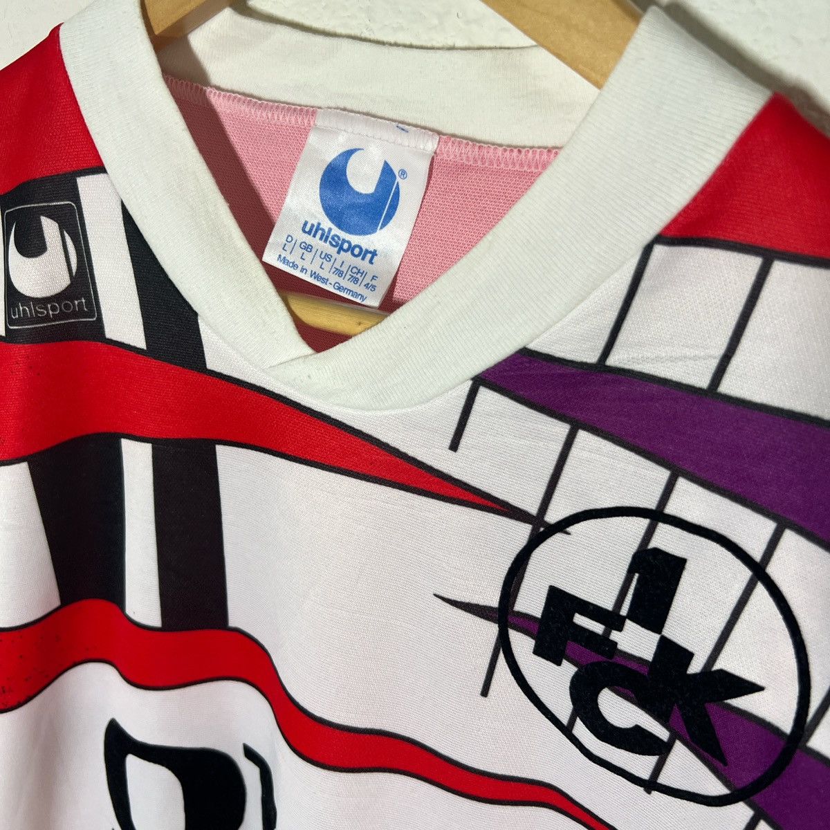 Vintage Kaiserslautern 1991-1992 Away Jersey | Vintage Soccer Size US L / EU 52-54 / 3 - 2 Thumbnail
