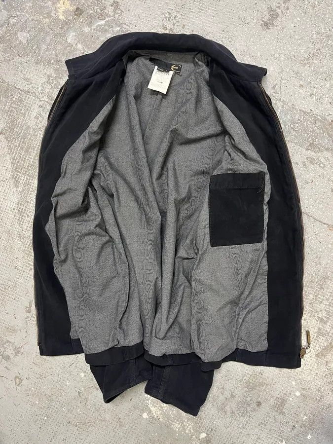 Just Cavalli 2000s Cavalli Black Zip-Up Suede Jacket Size US M / EU 48-50 / 2 - 6 Thumbnail