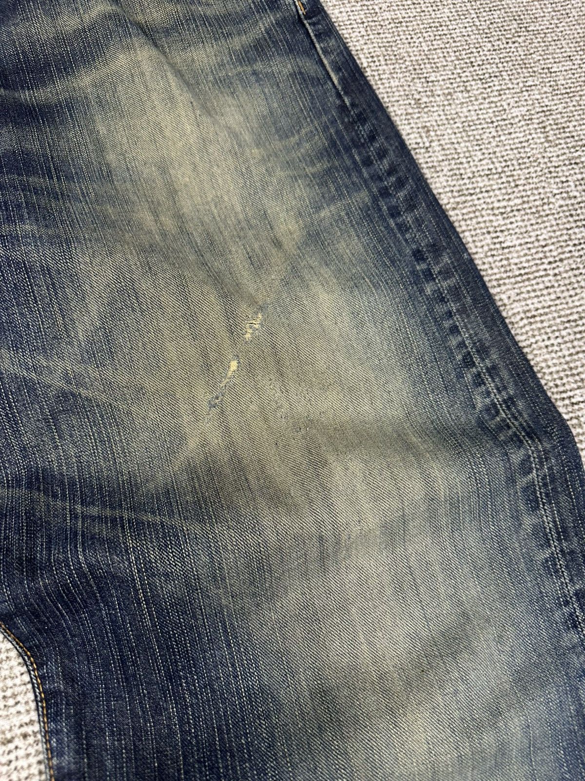 Edwin Edwin 405 XV Vintage Wash Distressed Denim W33 D742 Size US 33 - 7 Thumbnail