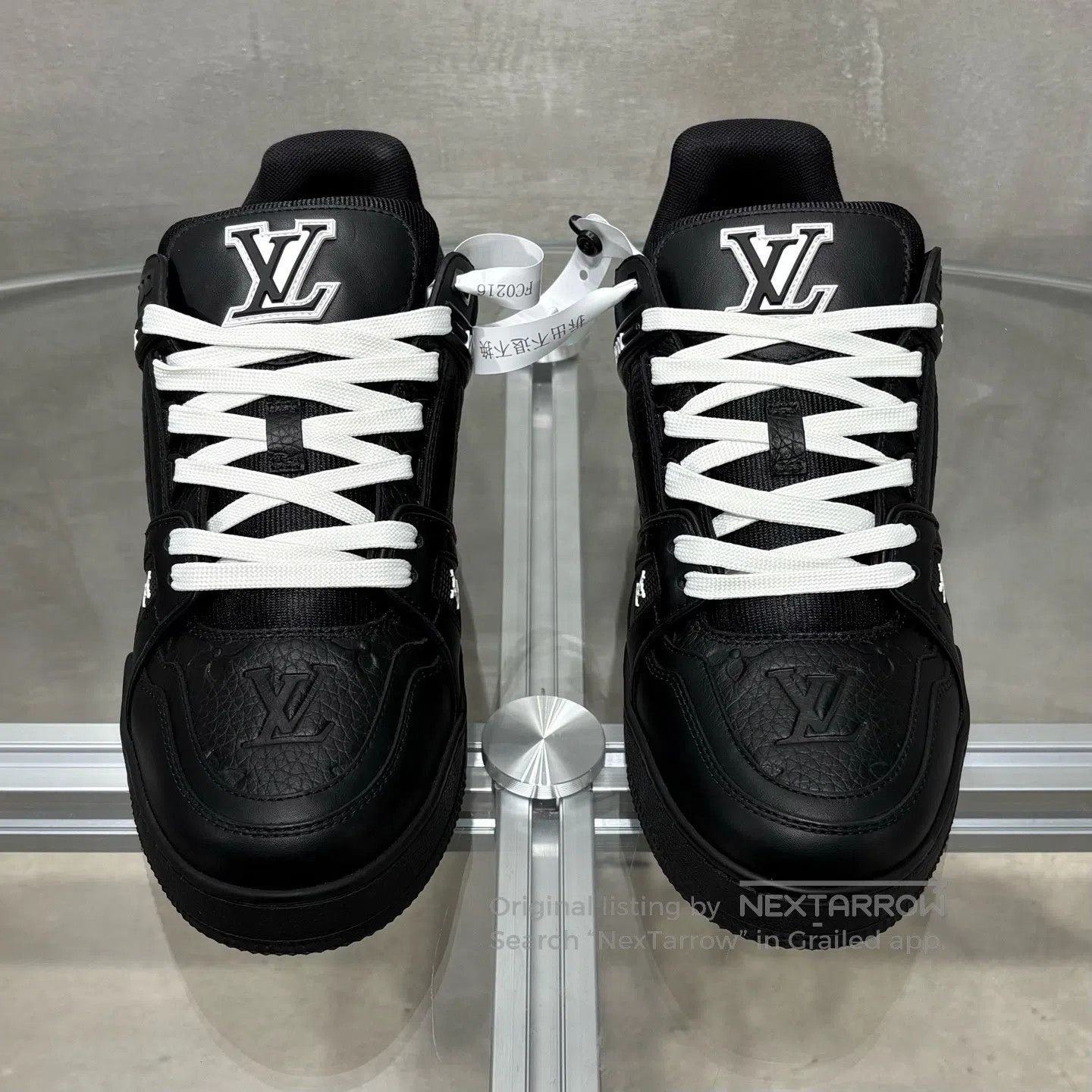 Louis Vuitton Louis Vuitton Trainer Black Art Gallery shoes Size US 7 / EU 40 - 2 Thumbnail