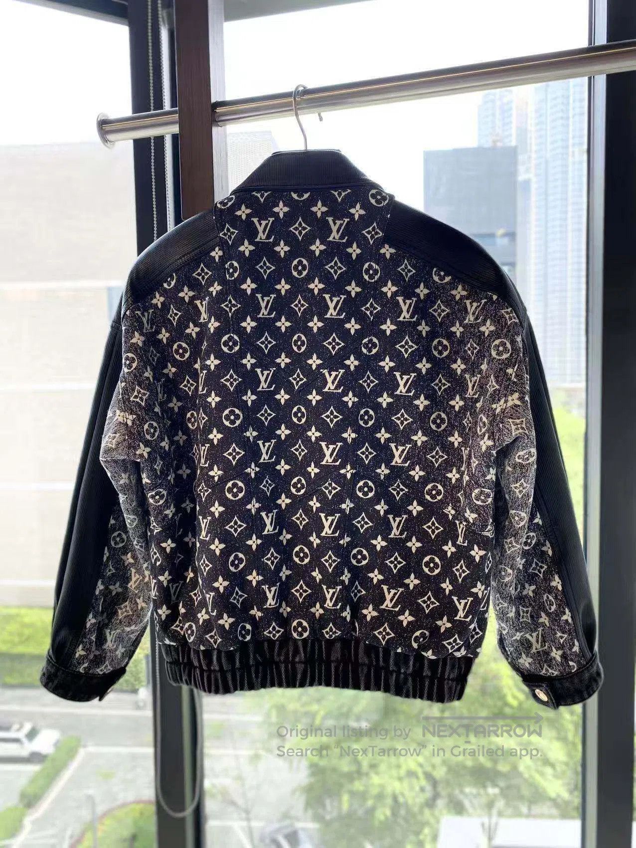 Louis Vuitton Louis Vuitton Vintage leather-mixed jacket| Size XXS / US 00 / IT 34 - 3 Thumbnail