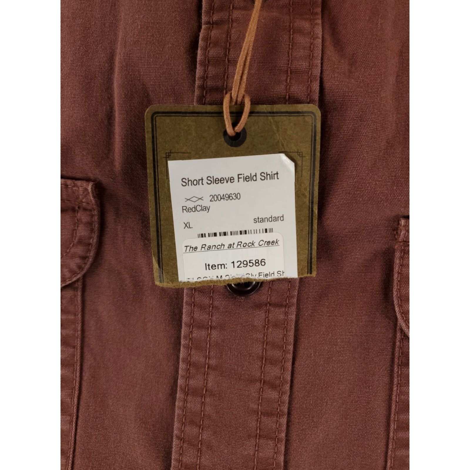 Filson Filson Shirt Field Button Up Short Sleeve Rod & Gun Club Red Clay XL Mens NWT Size US XL / EU 56 / 4 - 5 Thumbnail