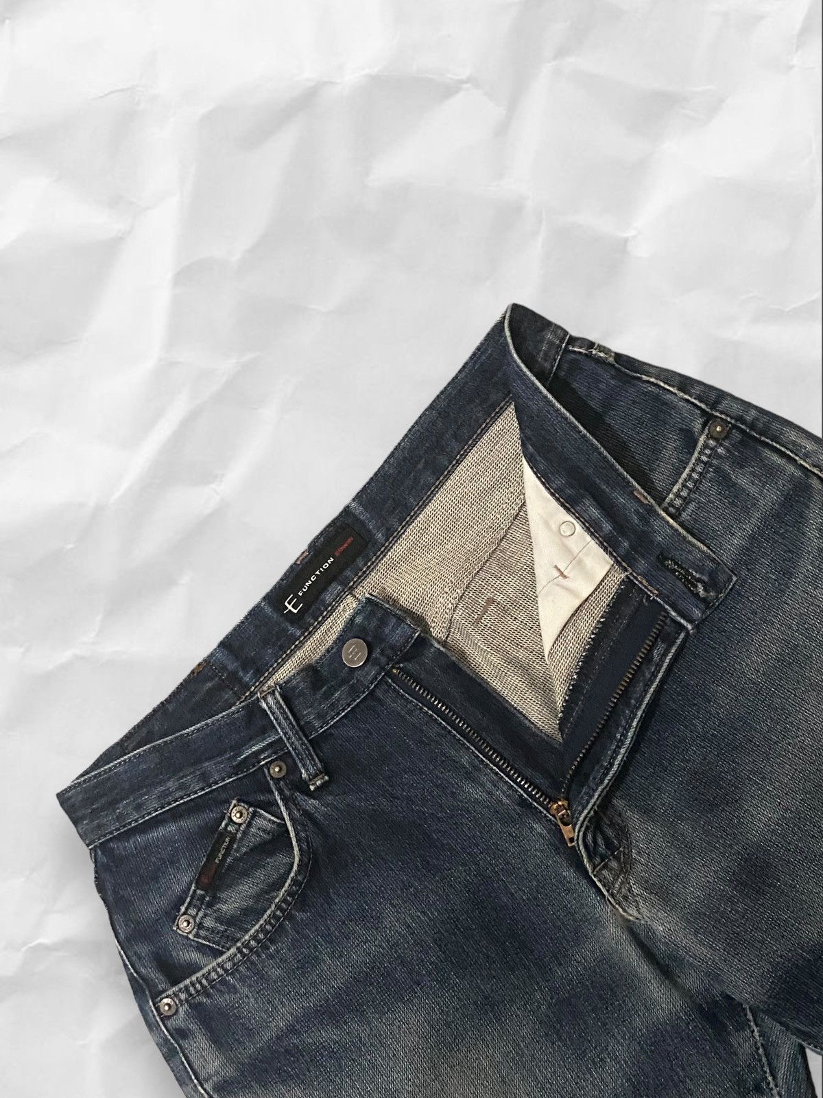 Edwin × Vintage Vintage Edwin E Function Japan Wash Straight Cut Jeans Denim Size US 32 / EU 48 - 8 Thumbnail
