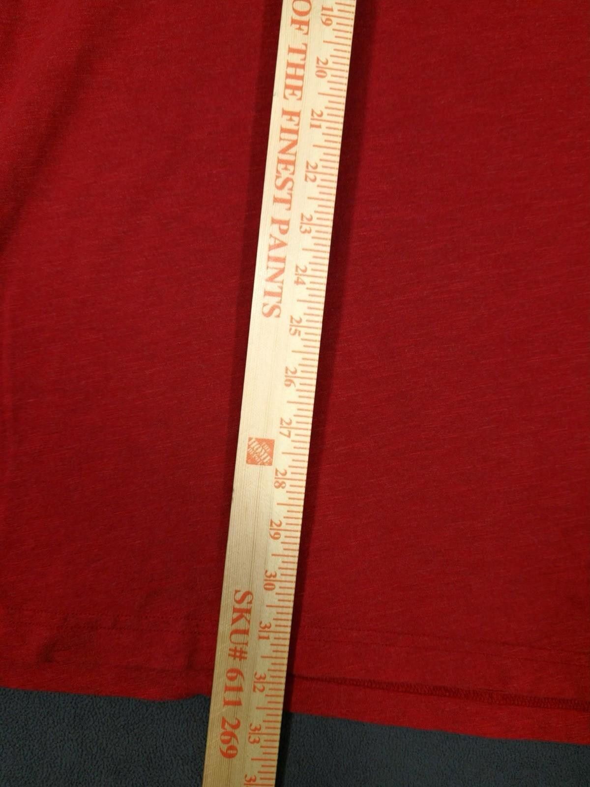 Lacoste Lacoste Men’s VNeck TShirt Red Size 4XL FR 9 Made in Peru #2 Size US XXL / EU 58 / 5 - 3 Thumbnail