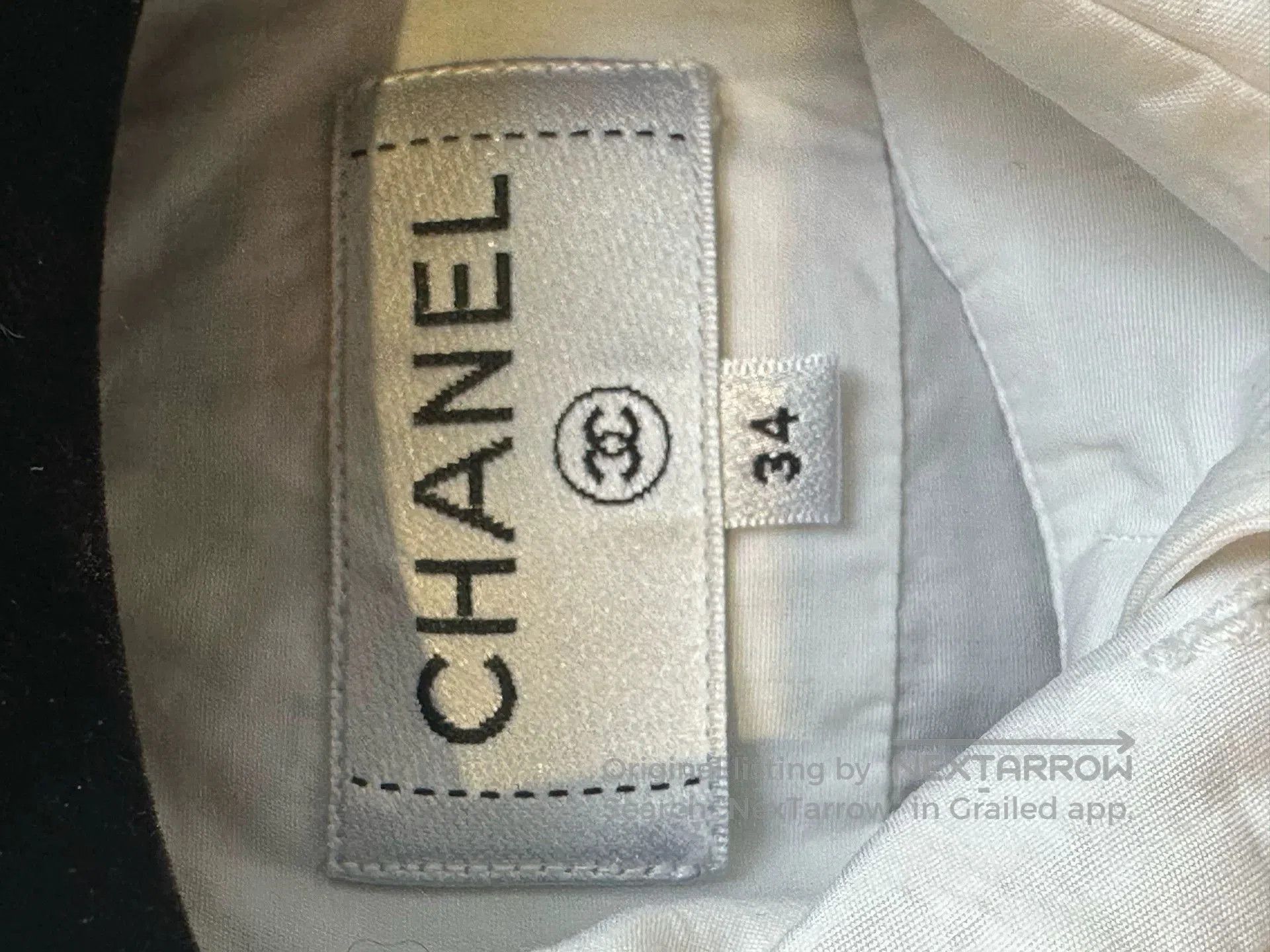 Chanel Chanel Tie Shirt FR34. Size US XS / EU 42 / 0 - 3 Thumbnail