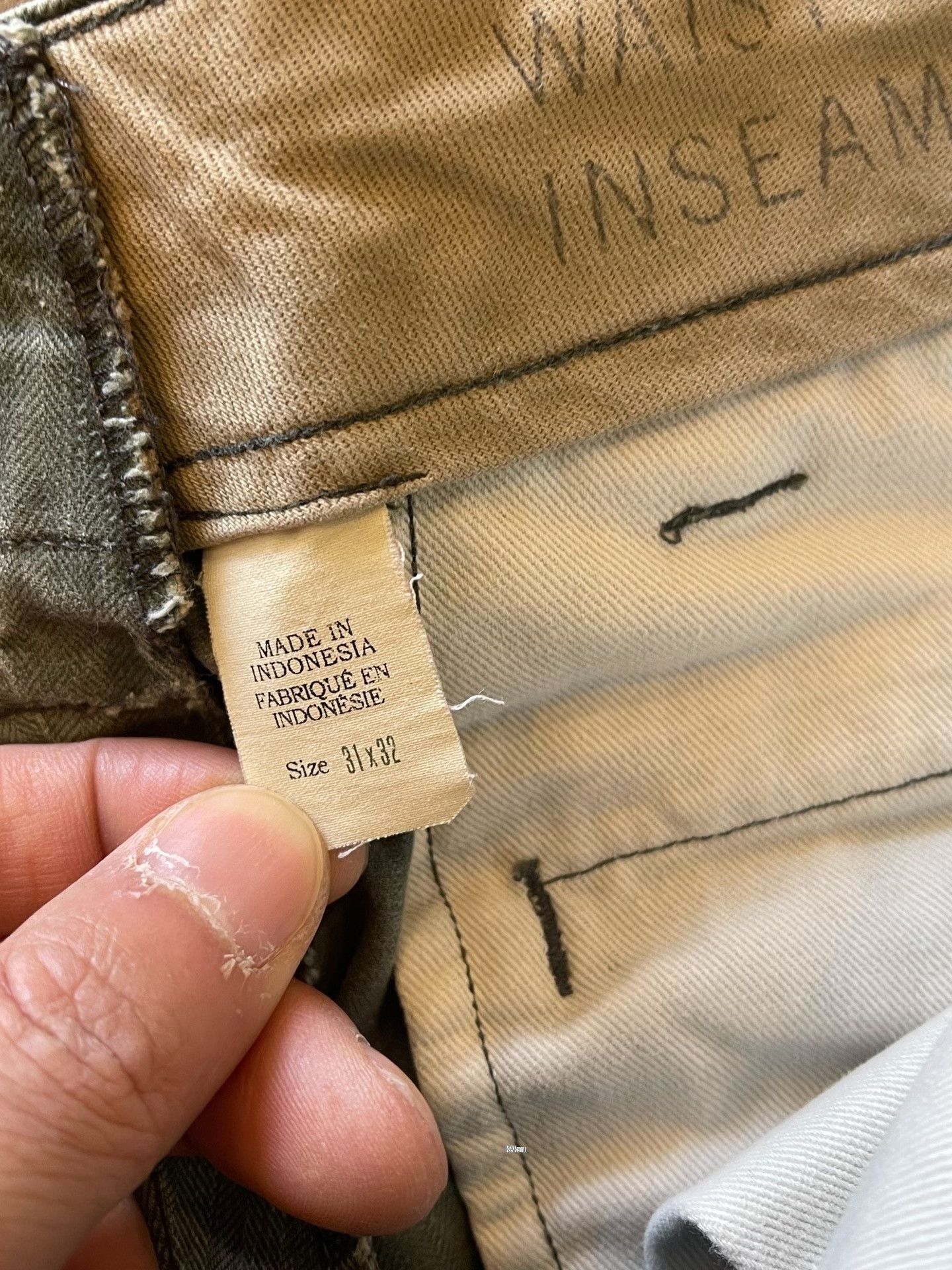 RRL Ralph Lauren RRL Herringbone Loose Casual Pants Size US 26 / EU 42 - 7 Thumbnail