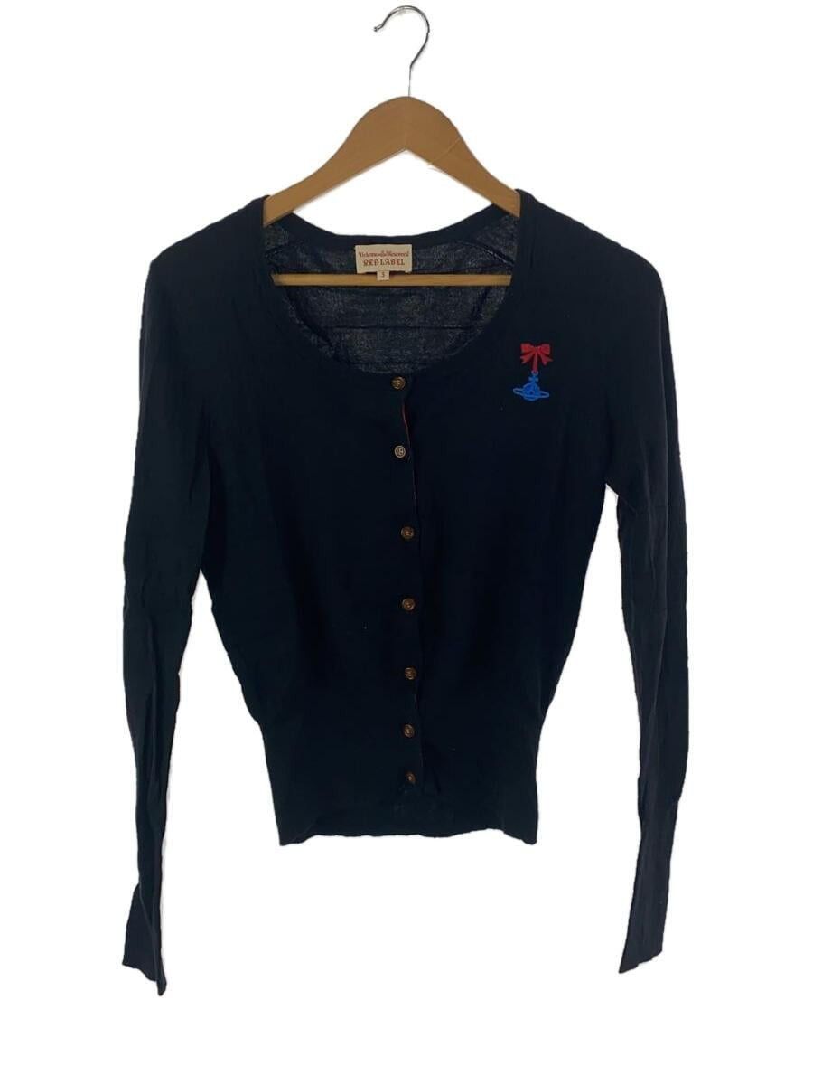 image of Vivienne Westwood Orb Cardigan in Black, Women's (Size Large)