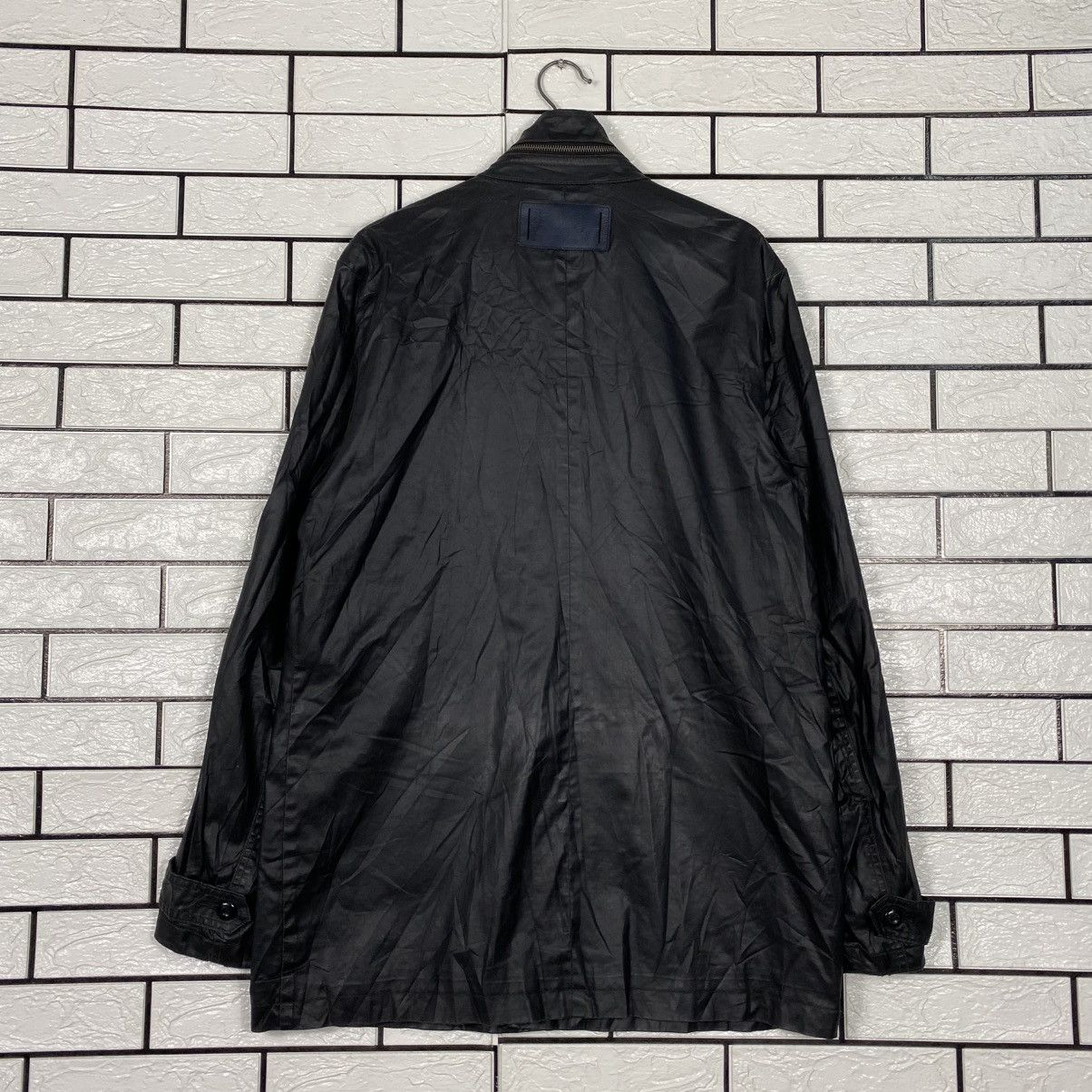 Japanese Brand Biker Punk Jacket Soft Leather G Star Raw Parachute Size US XL / EU 56 / 4 - 9 Thumbnail