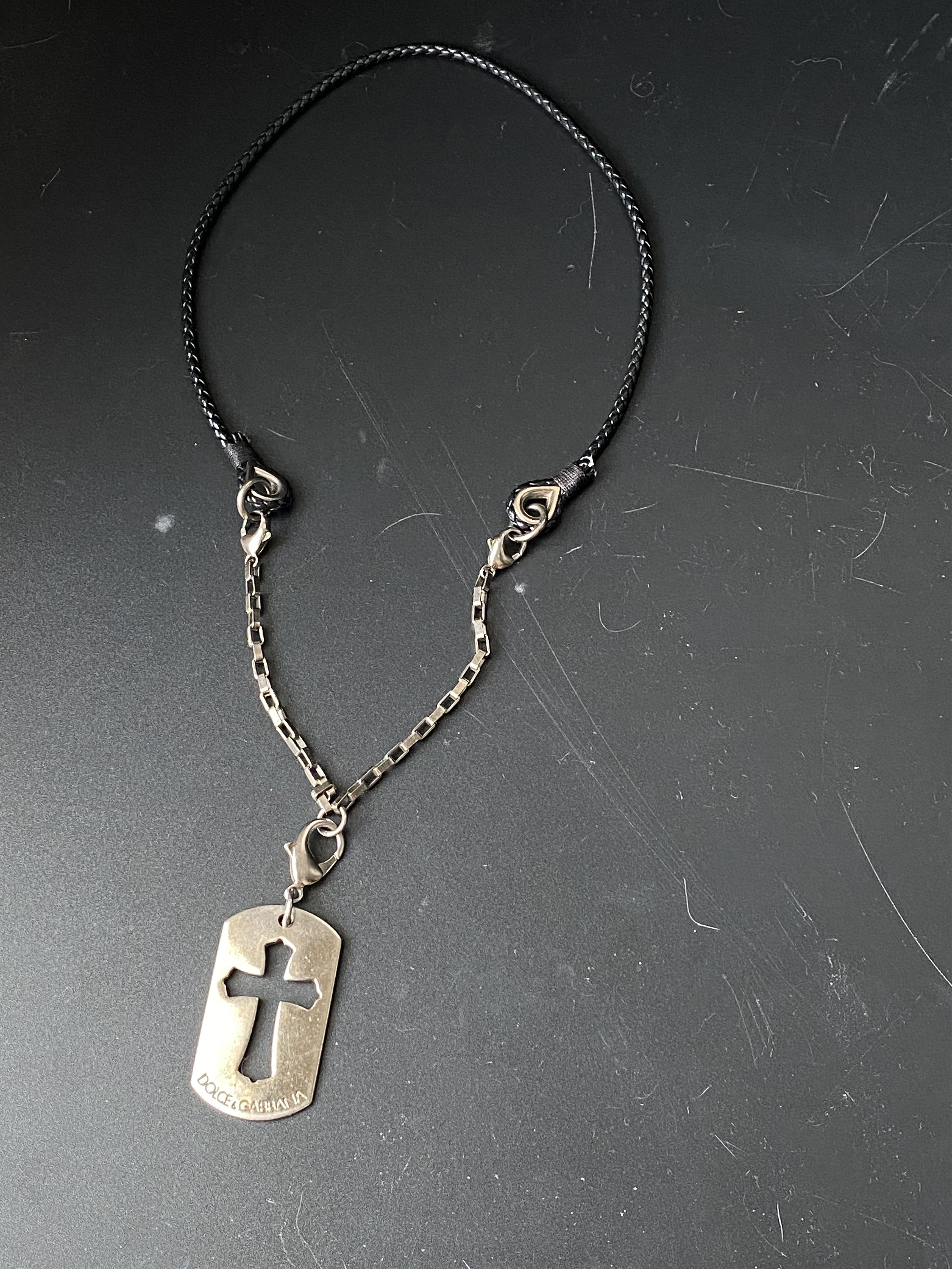 Dolce & Gabbana × Vintage 2000s Dolce & Gabbana Propaganda Dog Tag