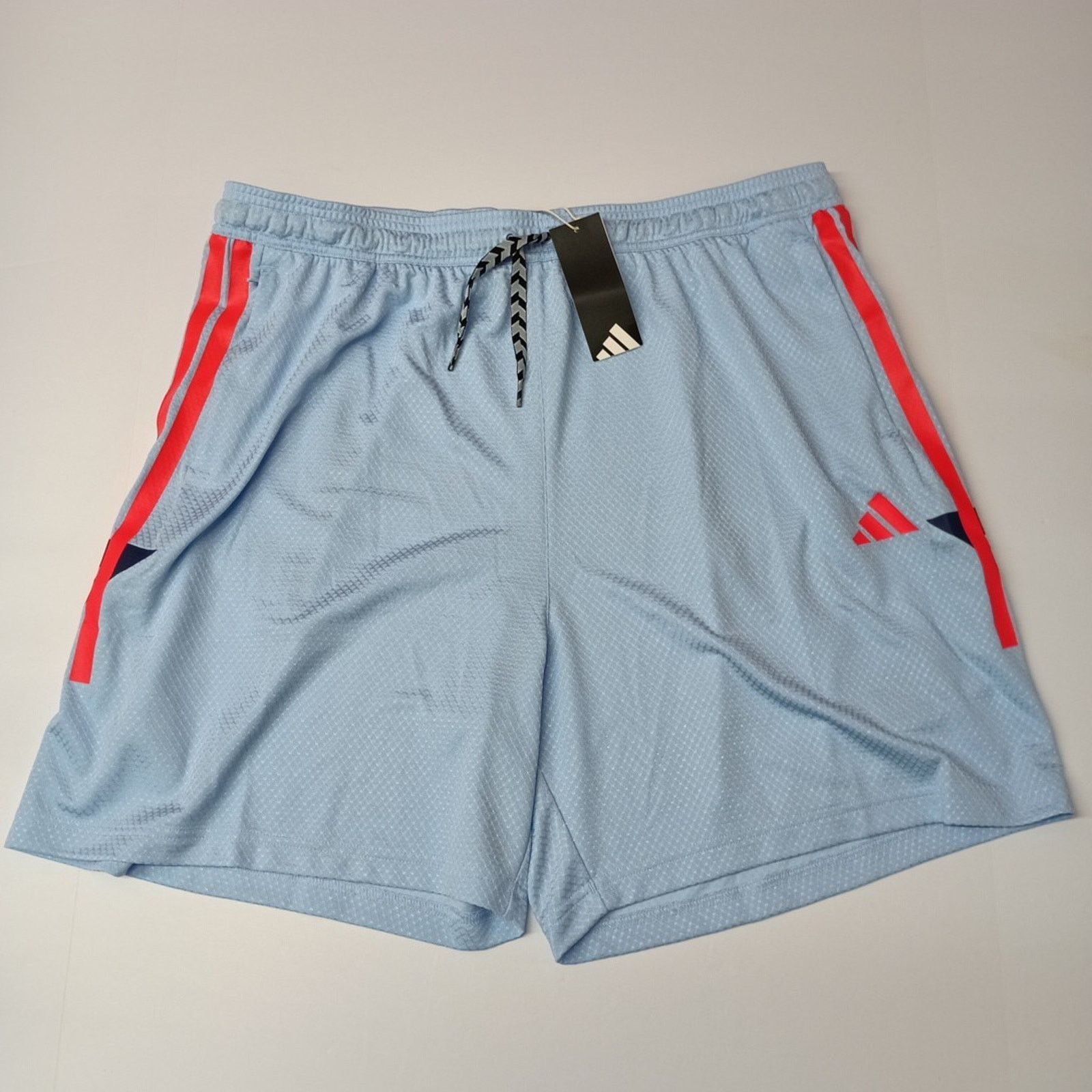 Adidas Adidas House Of Tiro Nations Shorts Mens Size 2XL Blue / Red Size US 38 / EU 54 - 1 Thumbnail